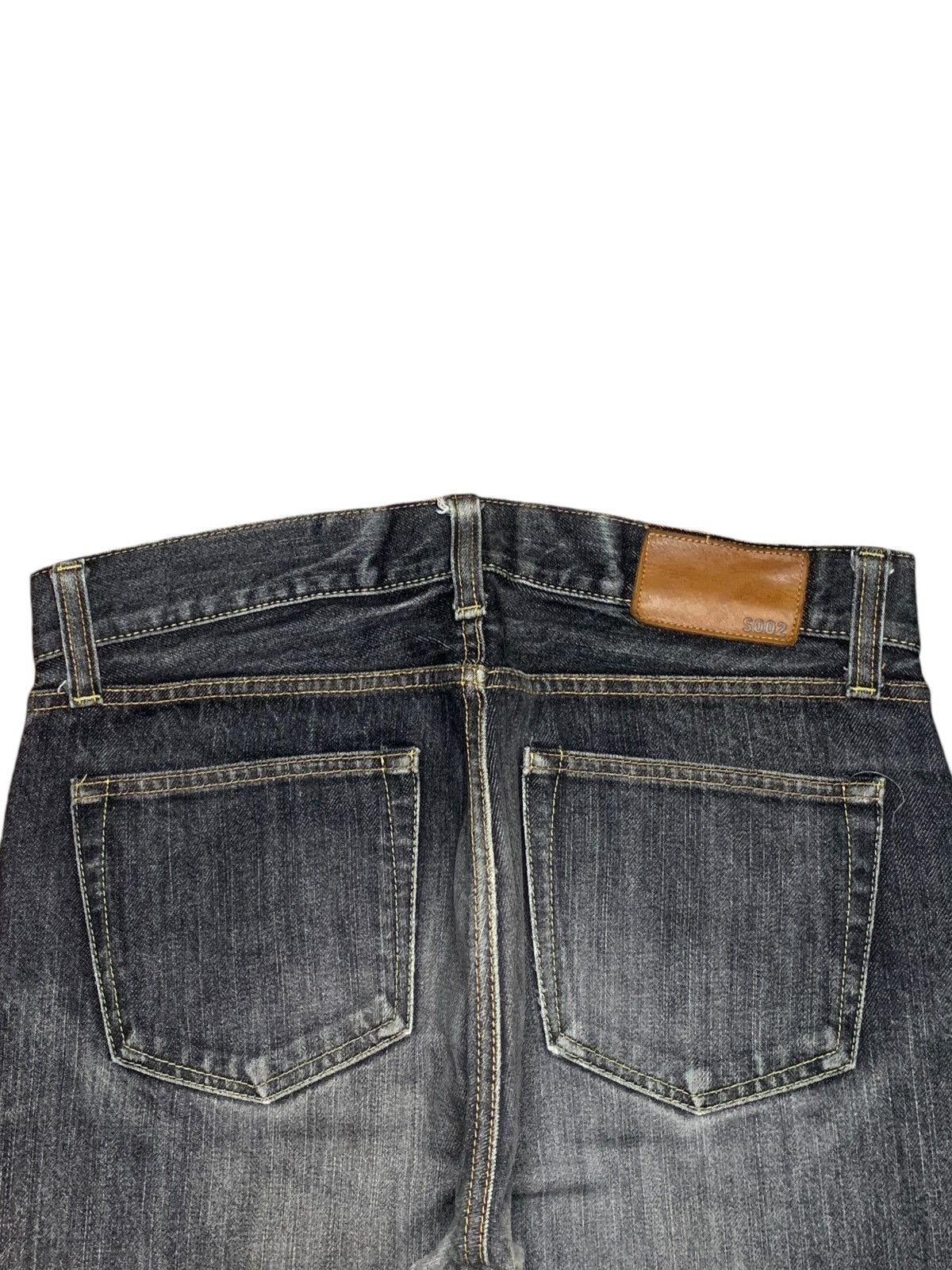 Uniqlo Vintage Uniqlo Selvedge Faded Wash Distressed Loose Jeans Size US 34 / EU 50 - 8 Thumbnail