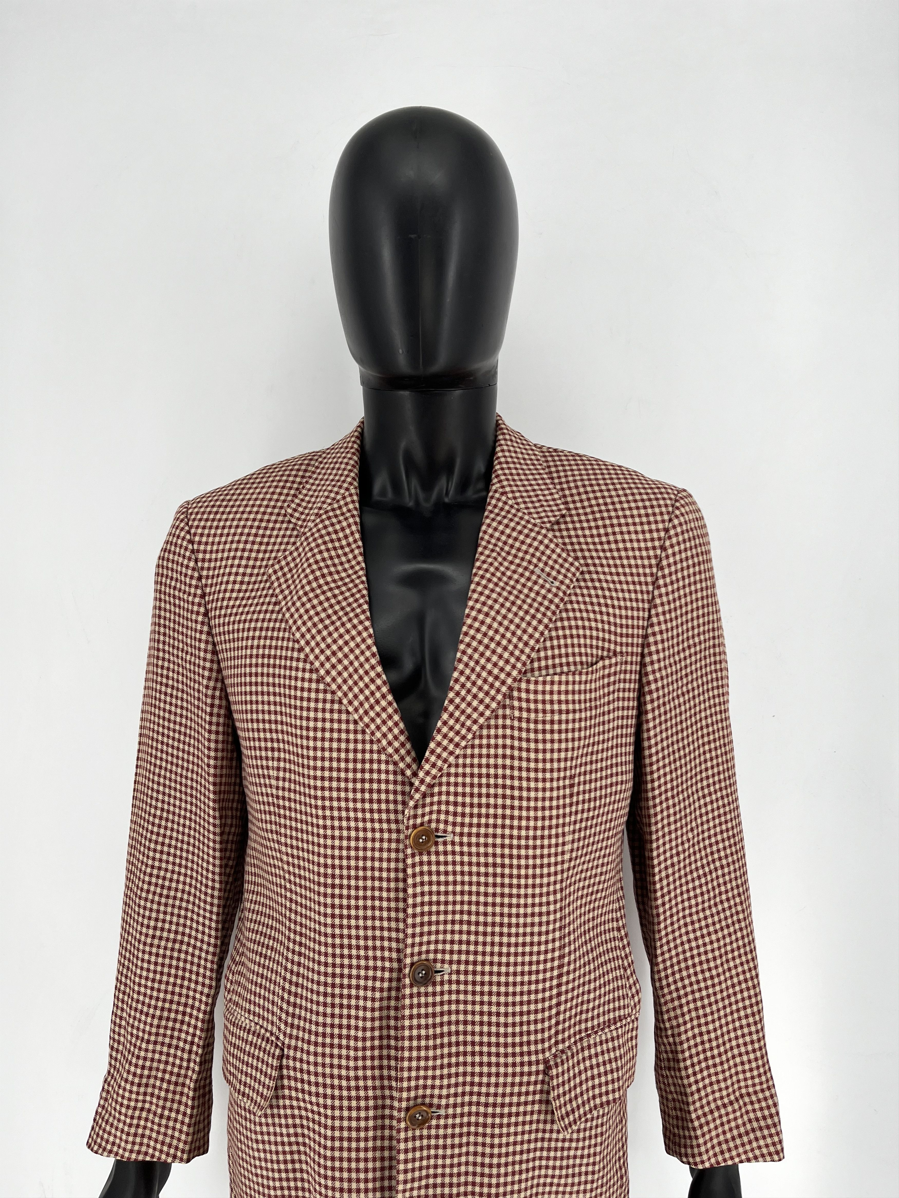 Hugo Boss Hugo Boss Vintage Linen Blazer 48 Solbiati Natural Kalkutta Size 48S - 1 Thumbnail