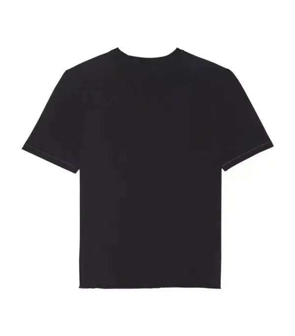 Saint Laurent Paris oc11z1225 682175 Heart Print T-Shirt in Black Size US XL / EU 56 / 4 - 3 Thumbnail
