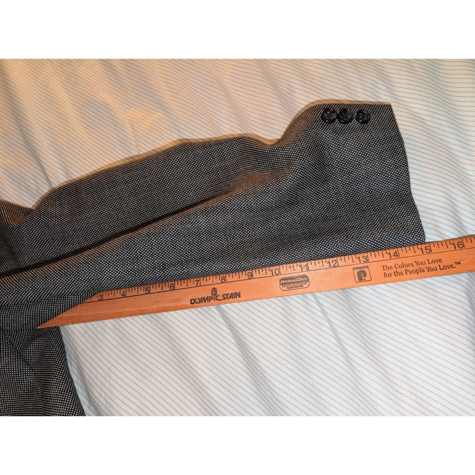 Other Vintage C&R Clothiers Bespoke Suit Wool USA 44R 39-28 pants Size 48R - 6 Thumbnail