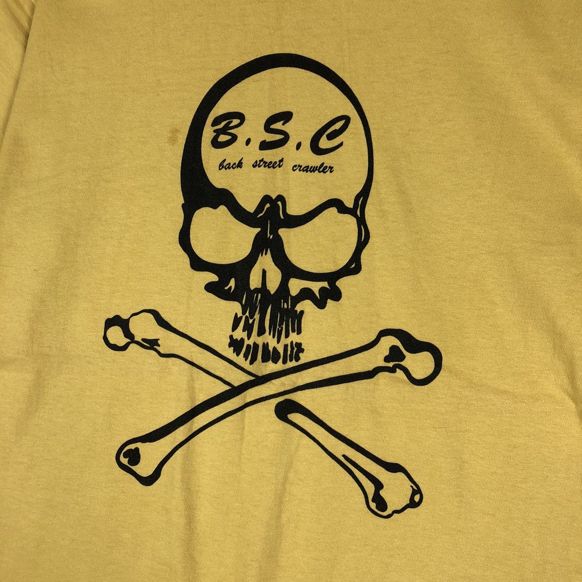 Fruit Of The Loom Vintage B.S.C Back Street Crawler Rock T-Shirt Size US M / EU 48-50 / 2 - 5 Thumbnail