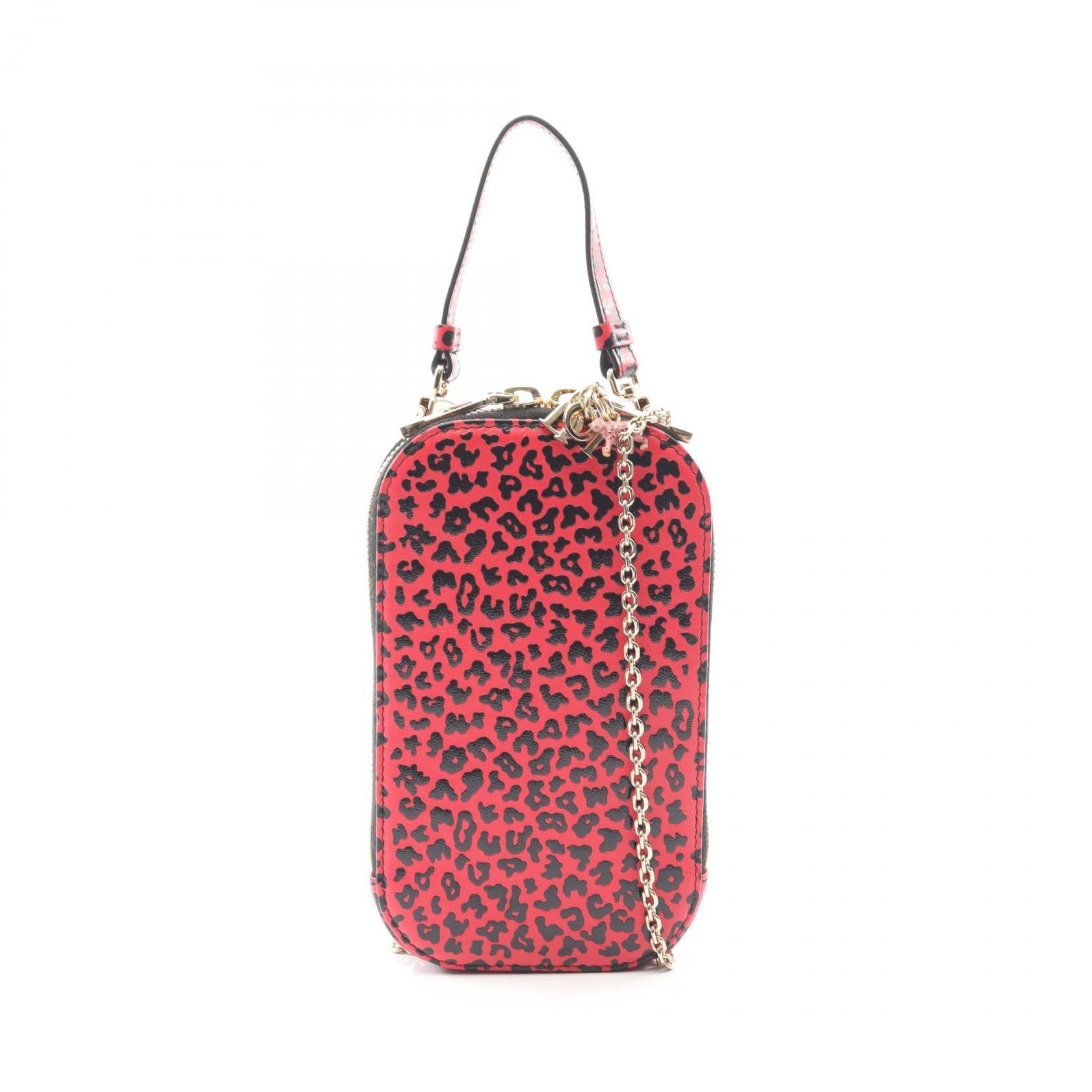 Dior Dior Dior LADY DIOR Leather Phone Bag Leather Handbag DUTY FREE for USA Size ONE SIZE - 1 Thumbnail