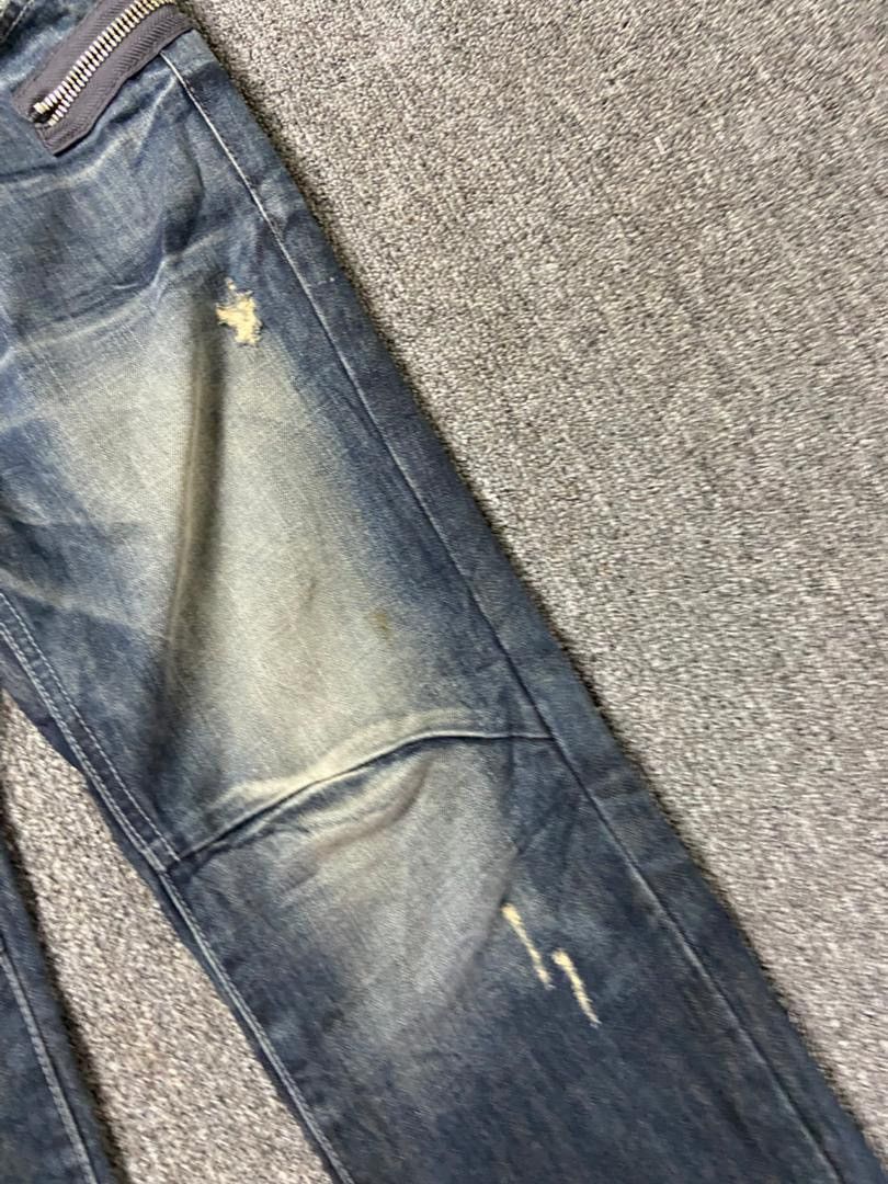Japanese Brand MOA Denim Brand Zipper Punk Style Tailored Jeans (197) Size US 29 - 10 Thumbnail