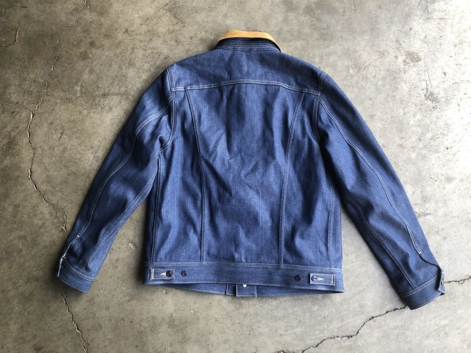 Lee Lee 101 Storm Rider Blanket Lined 13oz Selvage Denim Jacket Grailed