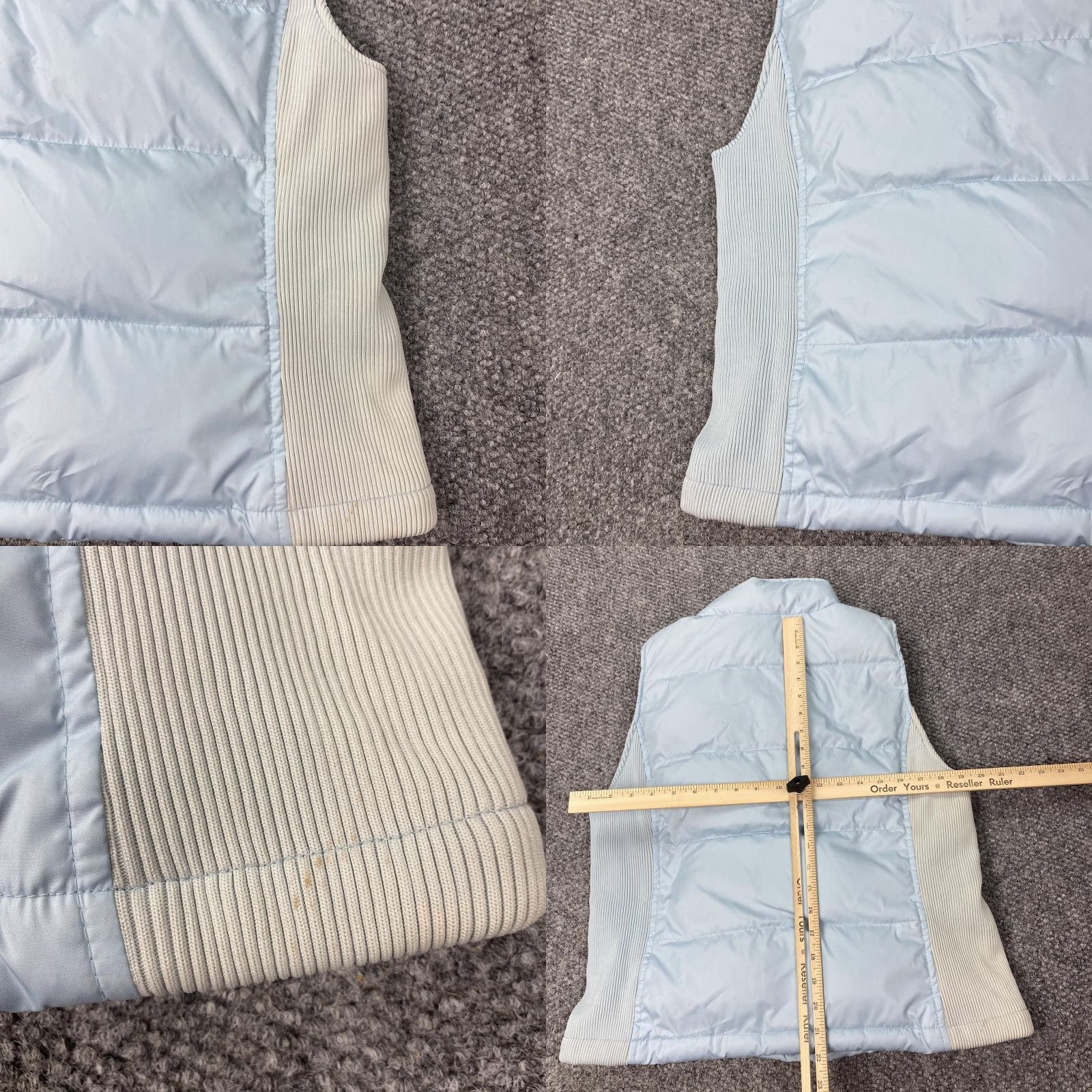 Gap GAP Vest Womens Medium Light Blue Puffer Down Quilted Sleeveless Jacket Vest Size M / US 6-8 / IT 42-44 - 8 Thumbnail