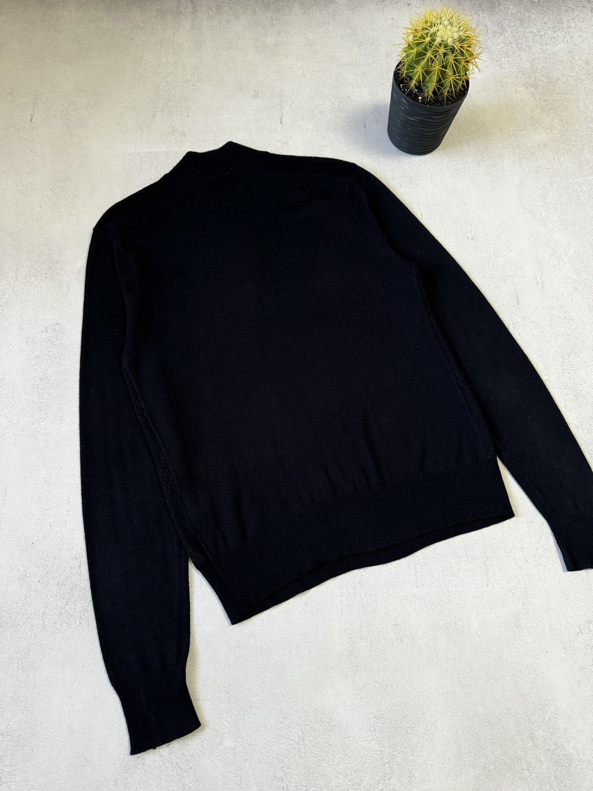 Zilli Zilli Sweater Cashemere Silk Zip 1/3 Monogram Mens 48 Size Size US M / EU 48-50 / 2 - 12 Thumbnail