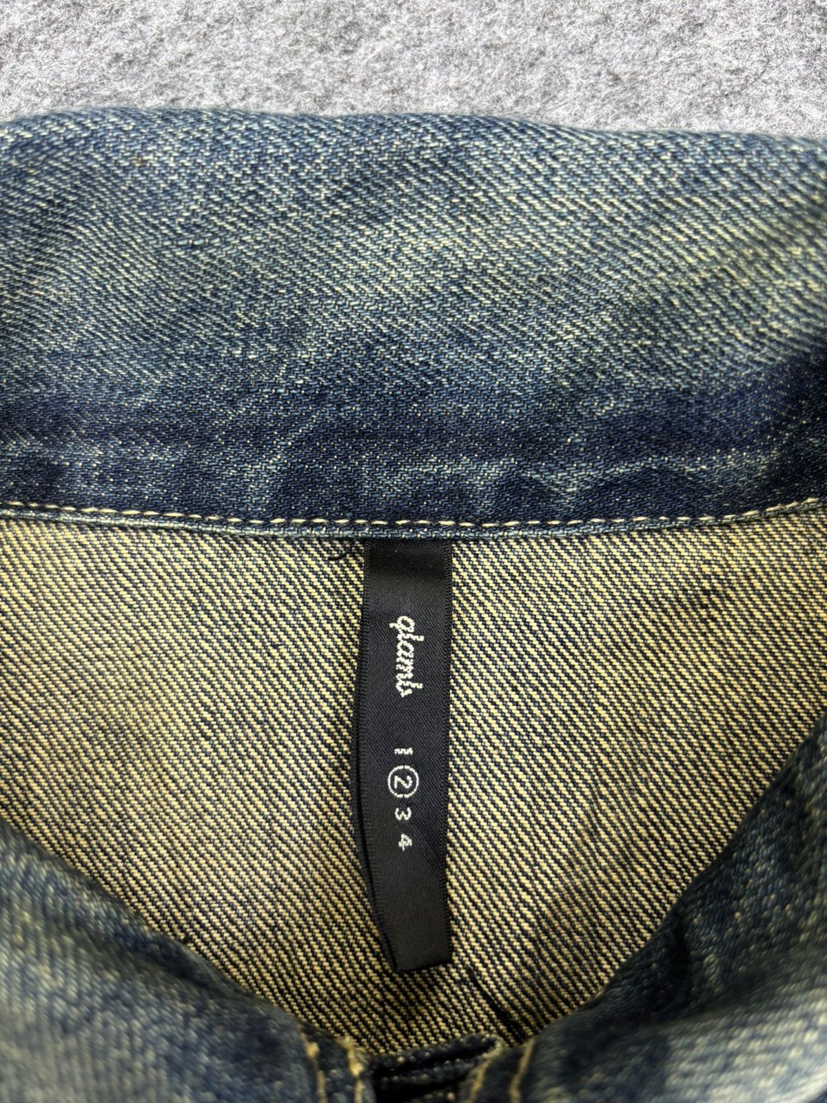 Japanese Brand 💥Selvedge Trucker💥glamb Sick Fades Distressed Trucker F818 Size US XS / EU 42 / 0 - 4 Thumbnail