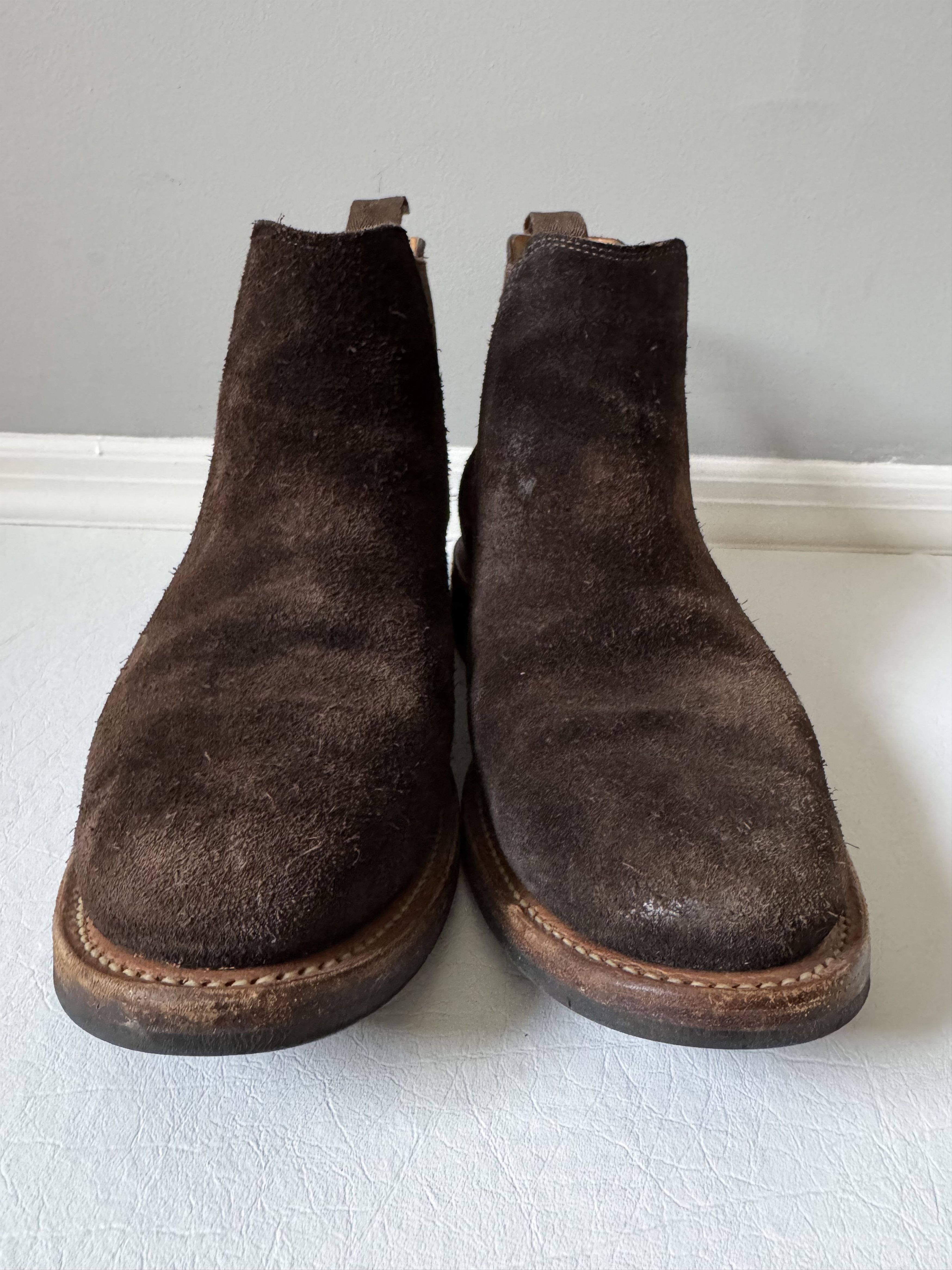 Viberg Chelsea Suede Cafe Arabica Size US 7 / EU 40 - 2 Thumbnail