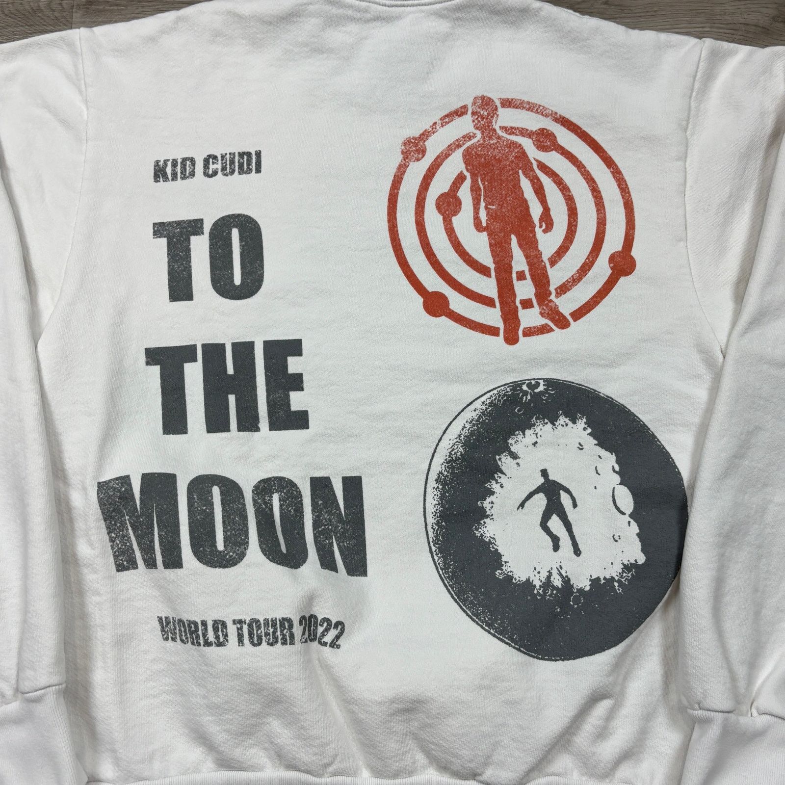 Band Tees × Kid Cudi Kid Cudi To The Moon World Tour 22 NASA Sweatshirt Men's S Size US S / EU 44-46 / 1 - 4 Thumbnail