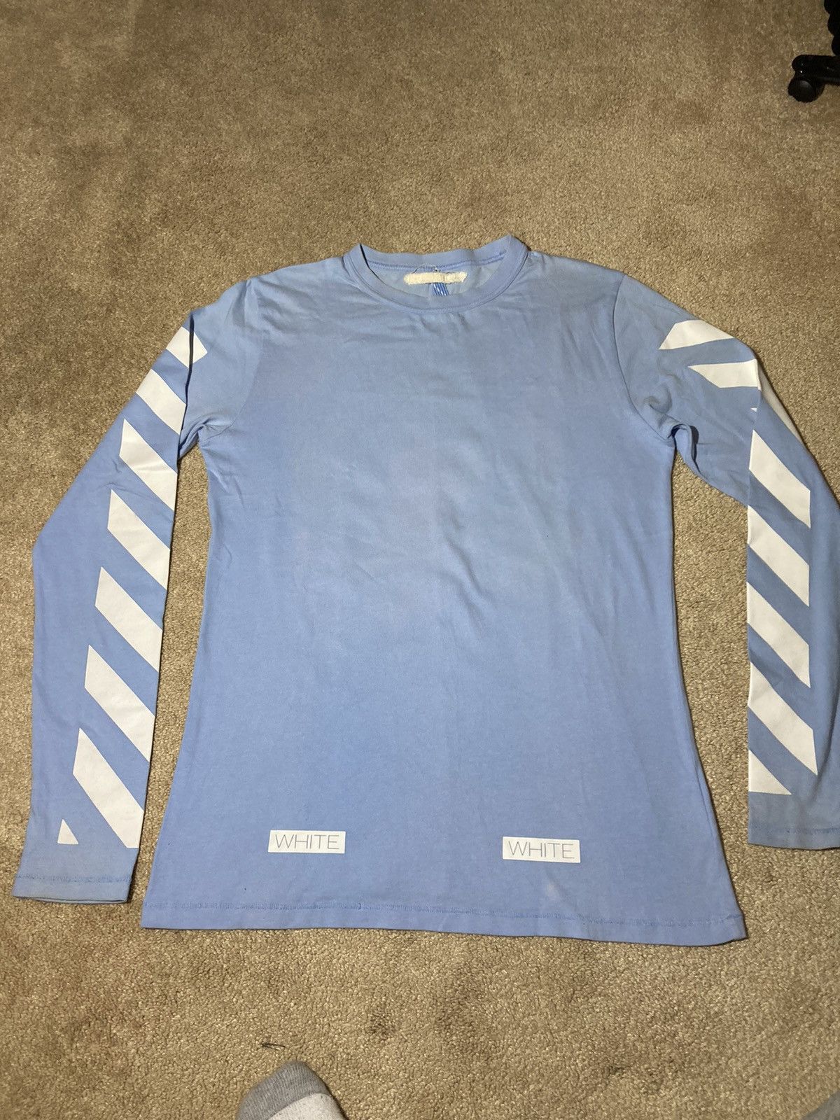 Off-White FW14 Off-White Virgil Abloh 13 Diagonal Stripe Blue 2014 OW Size US S / EU 44-46 / 1 - 5 Thumbnail