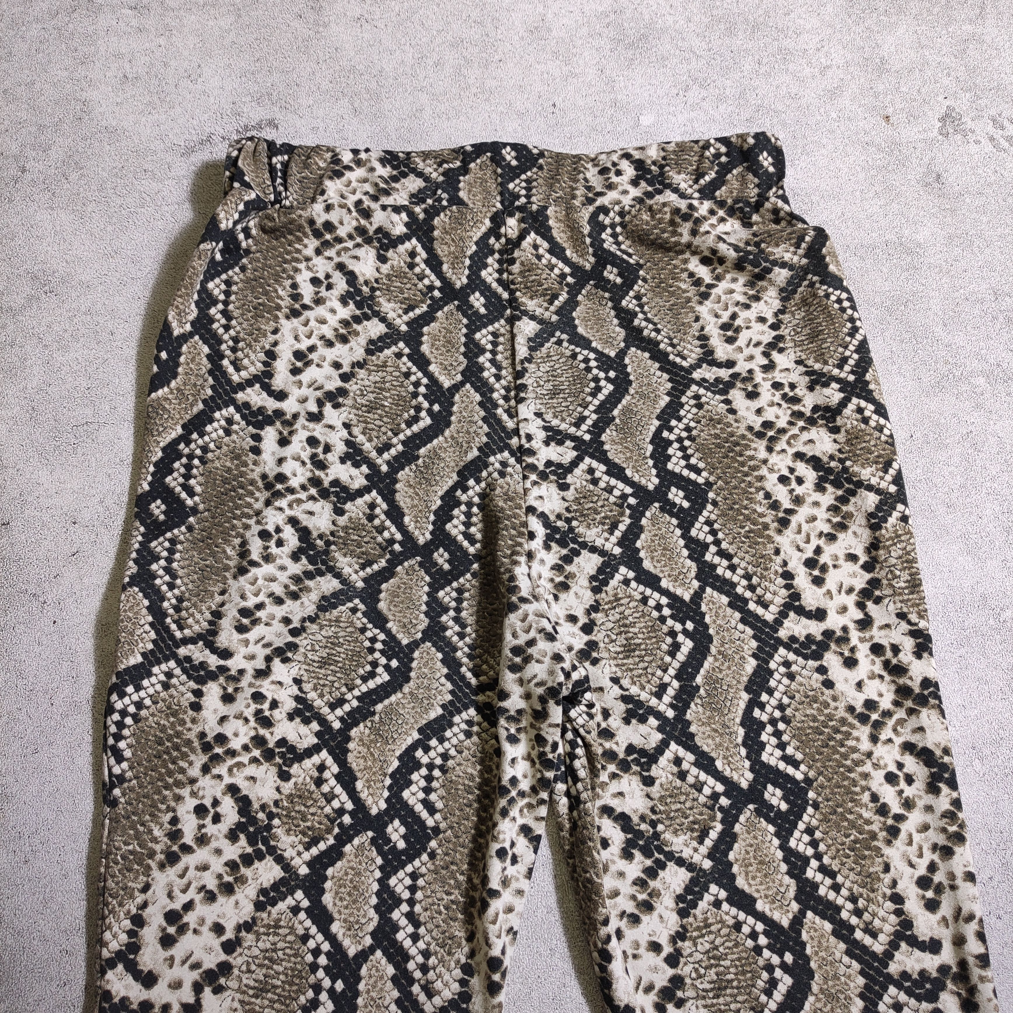 Japanese Brand Snake skin style Roberto cavalli tornado mart by egoist Size US 28 / EU 44 - 2 Thumbnail