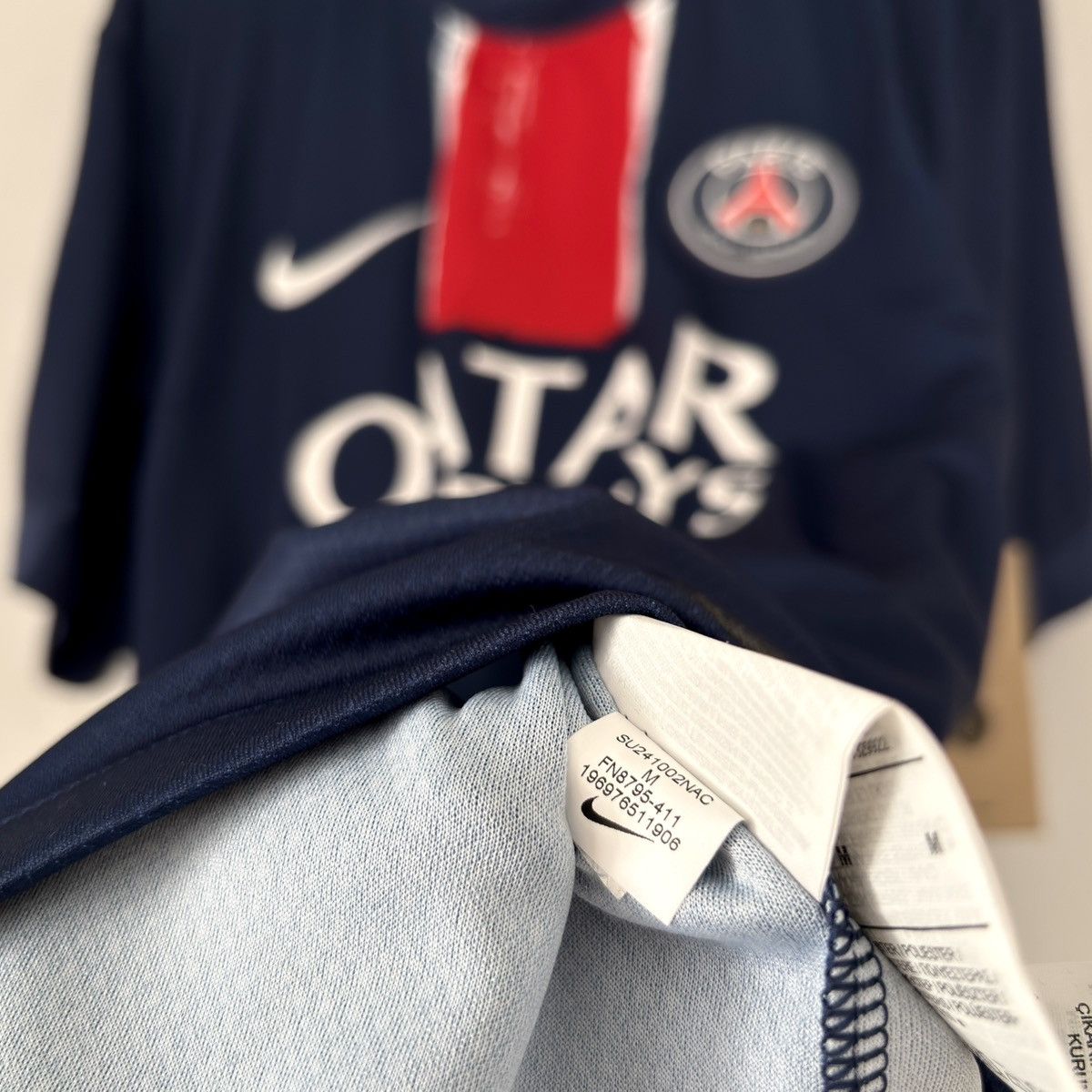 Jordan Brand × Nike RARE 2024 2025 PSG Mbappe Nike Jordan Kit Soccer Jersey Tee Size US M / EU 48-50 / 2 - 6 Thumbnail