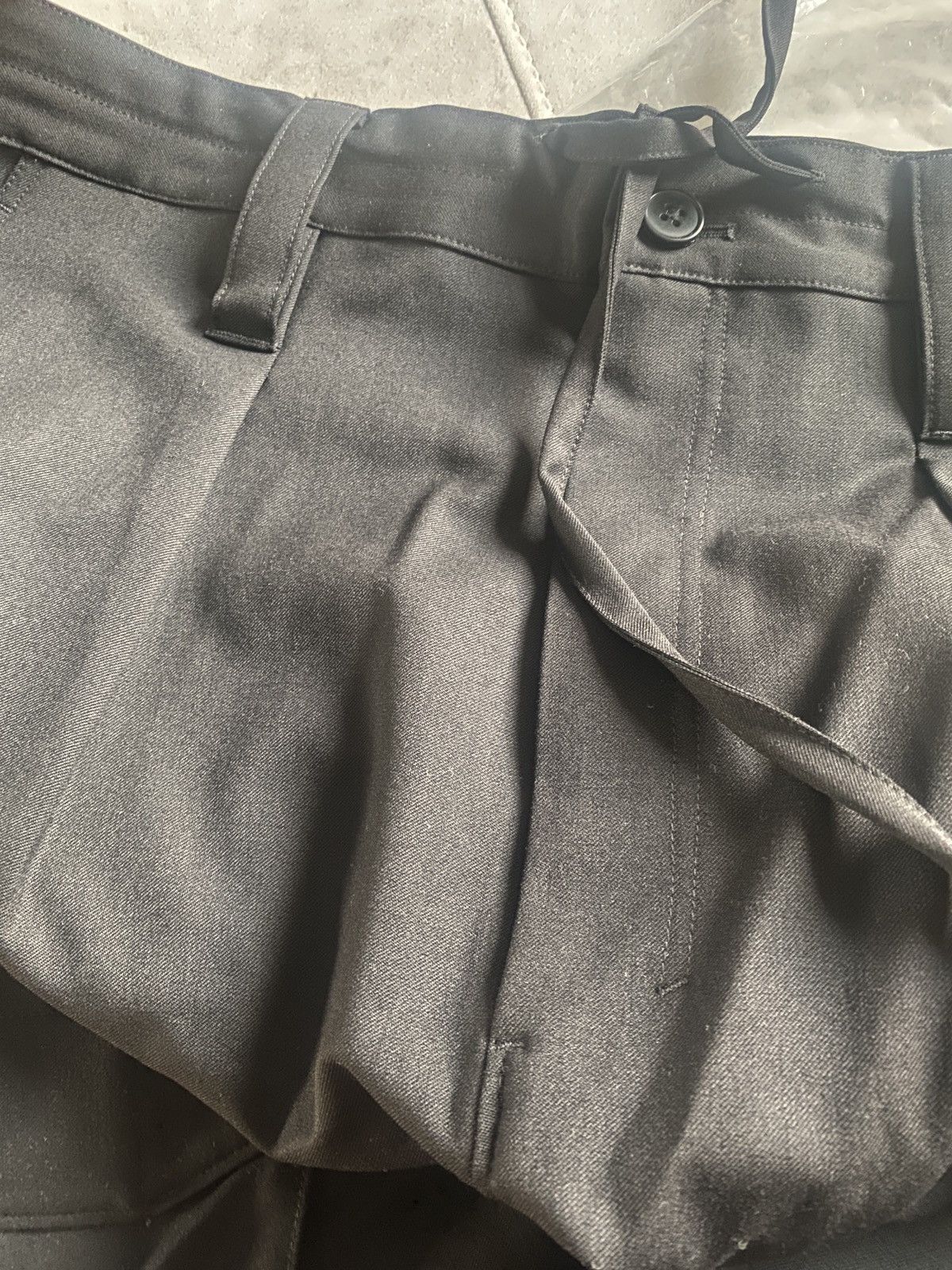 Adidas × Y-3 × Yohji Yamamoto Y-3 CLASSIC REFINED WOOL STRETCH CARGO PANTS Size 32" / US 10 / IT 46 - 5 Thumbnail