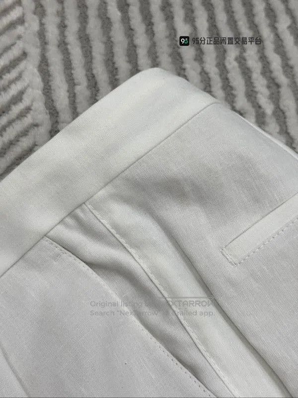 Brunello Cucinelli Brunello Cucinelli SS23 Men's White Casual Pants. Size US 30 / EU 46 - 3 Thumbnail