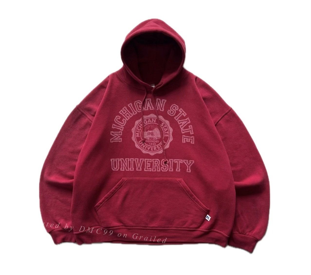 Vintage 1990s Russell Michigan State University Hoodie Size US M / EU 48-50 / 2 - 1 Thumbnail