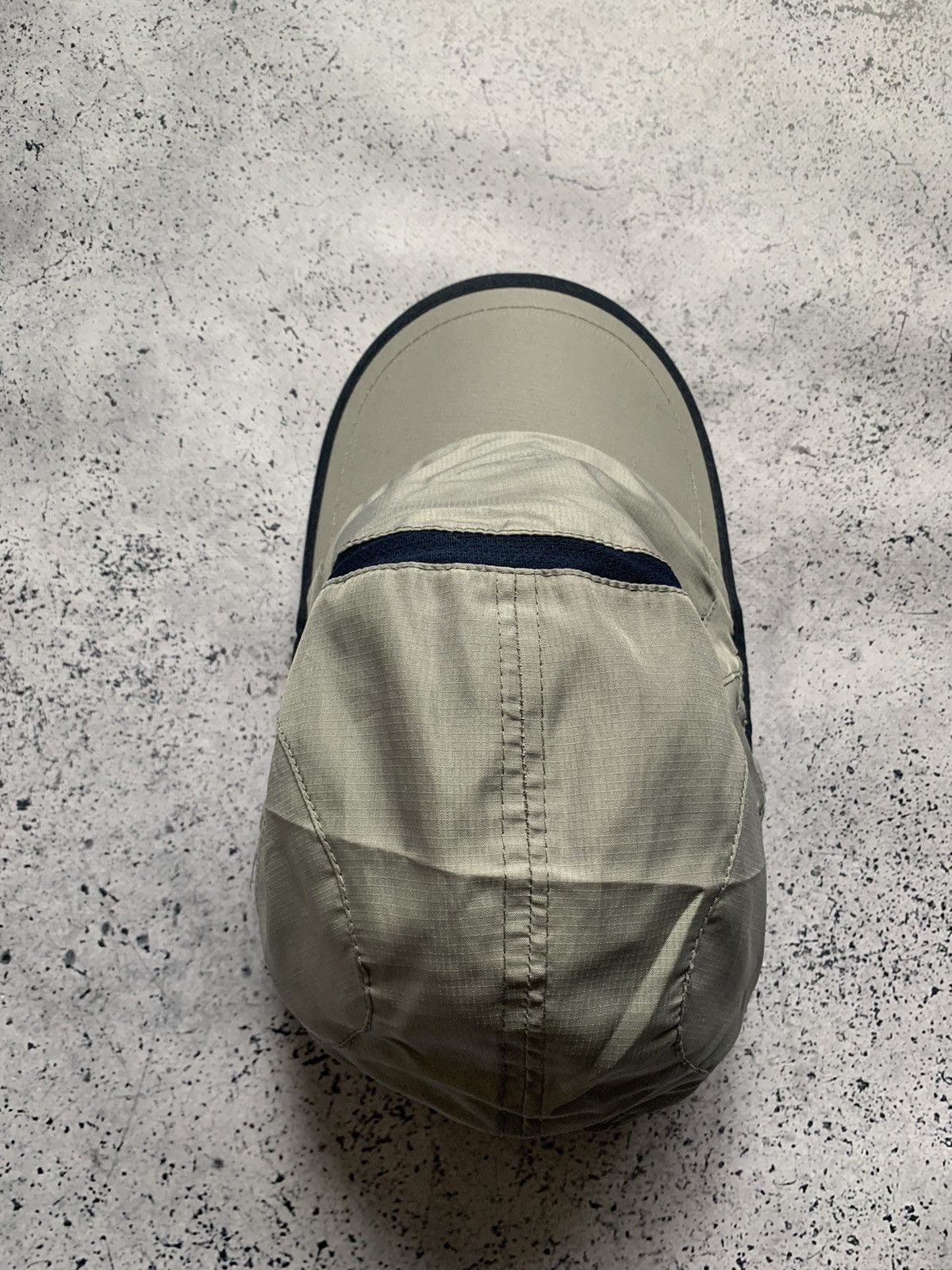 Nike × Vintage Vintage Nike Nylon Cap Drill Hat Mini Swoosh USA Y2K Size ONE SIZE - 4 Thumbnail