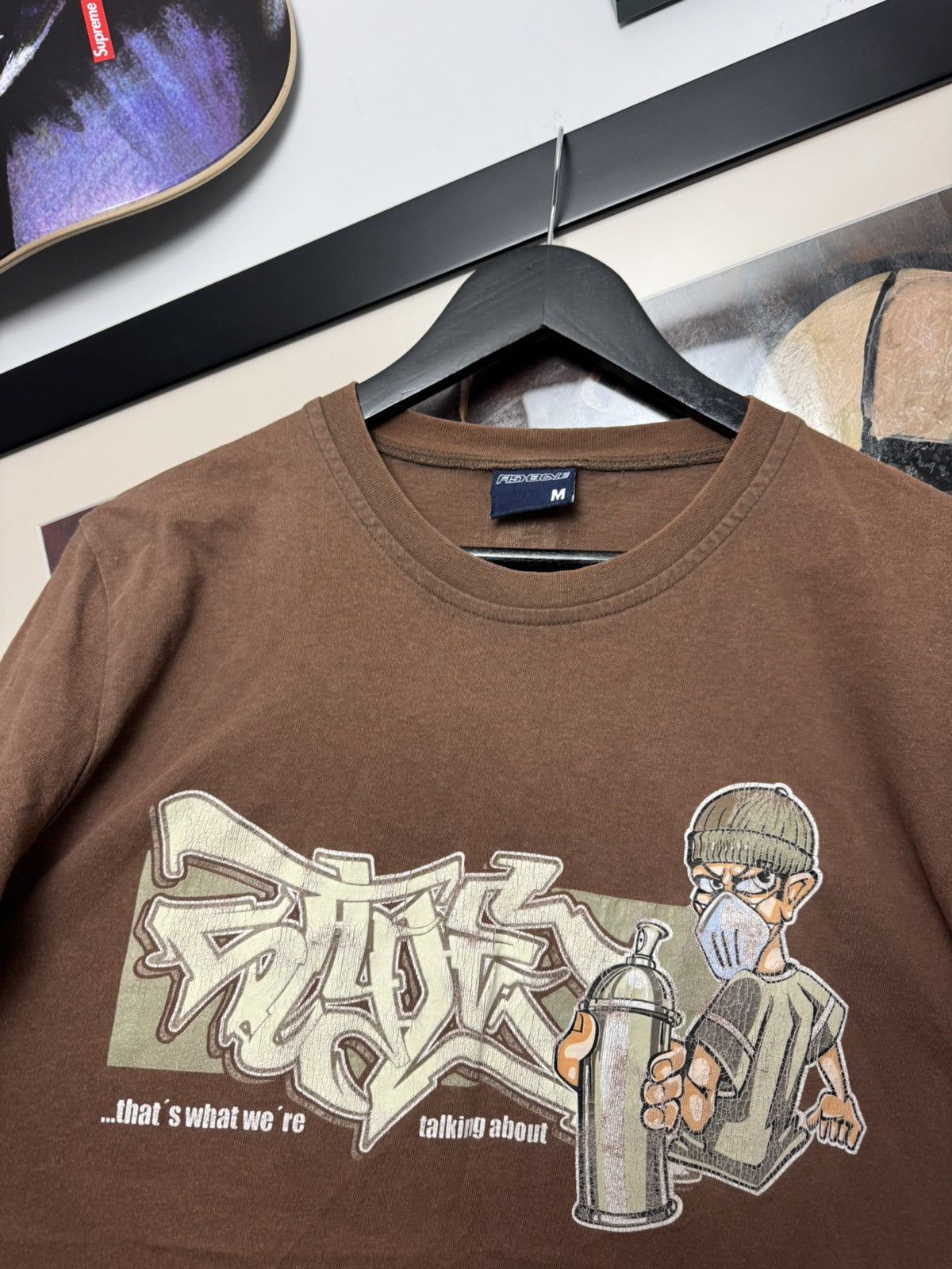Vintage Vintage Skate Over Like JNCO Jeans Rap Hip-hop Tee Graffiti Size US M / EU 48-50 / 2 - 2 Thumbnail