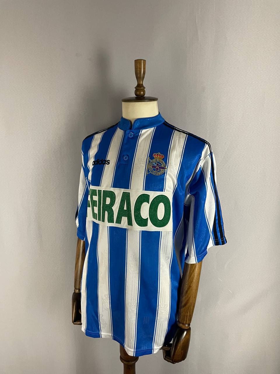 Adidas Adidas Vintage T Shirt Deportivo La Coruna 1996 Football Size US XL / EU 56 / 4 - 1 Thumbnail