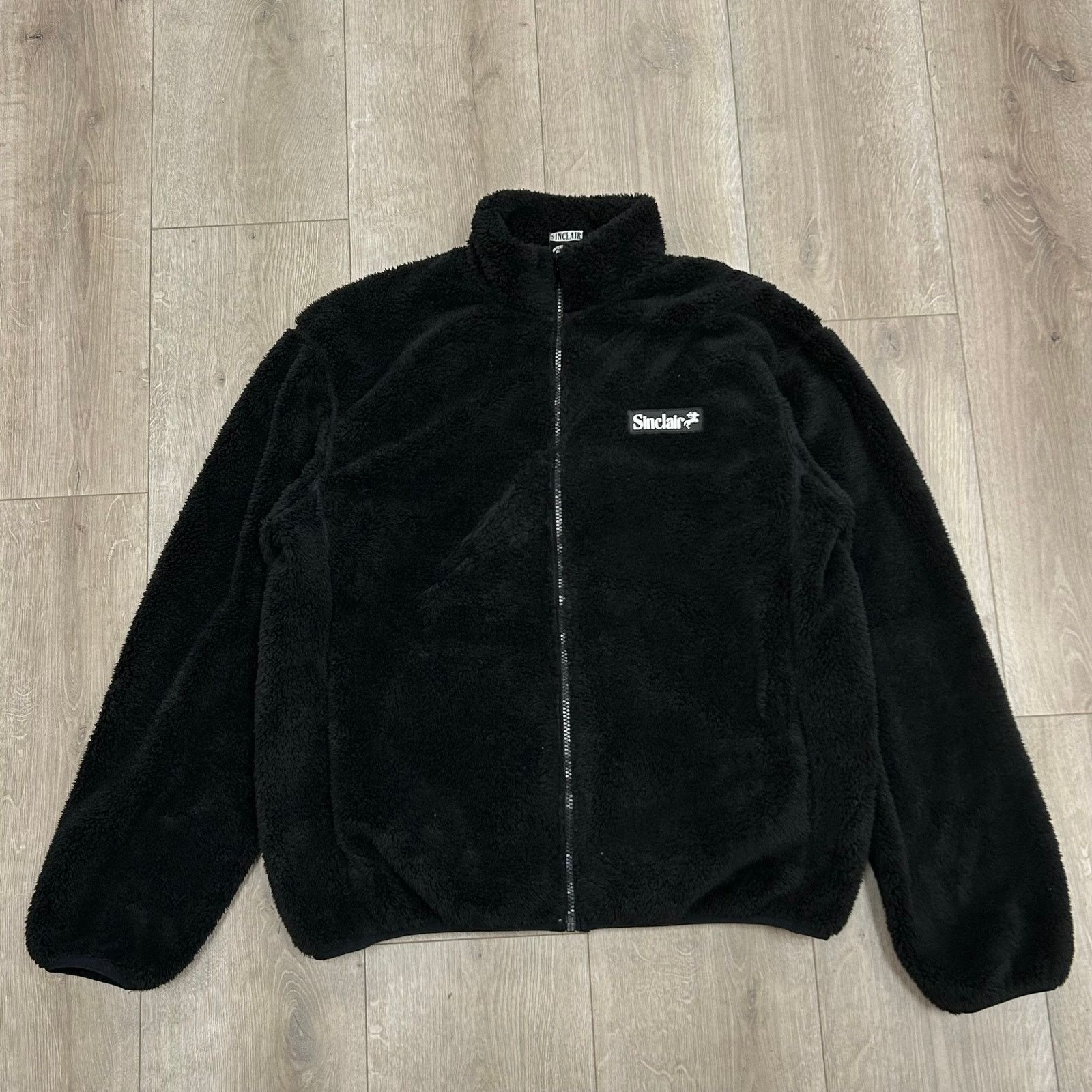 Sinclair Global Sinclair Black Fleece Sincozy Zip Up Jacket size Large L B11 Size US L / EU 52-54 / 3 - 1 Thumbnail