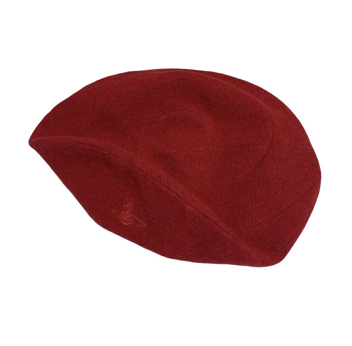 Vivienne Westwood Vivienne Westwood Red Spiral Top Beret -Embroidered Orb Logo Size ONE SIZE - 1 Thumbnail