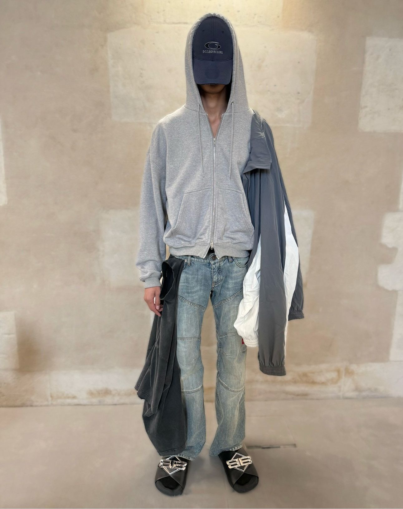 Balenciaga Balenciaga SS25 Layered Low Waisted jeans with attached polo Size US 28 / EU 44 - 4 Thumbnail