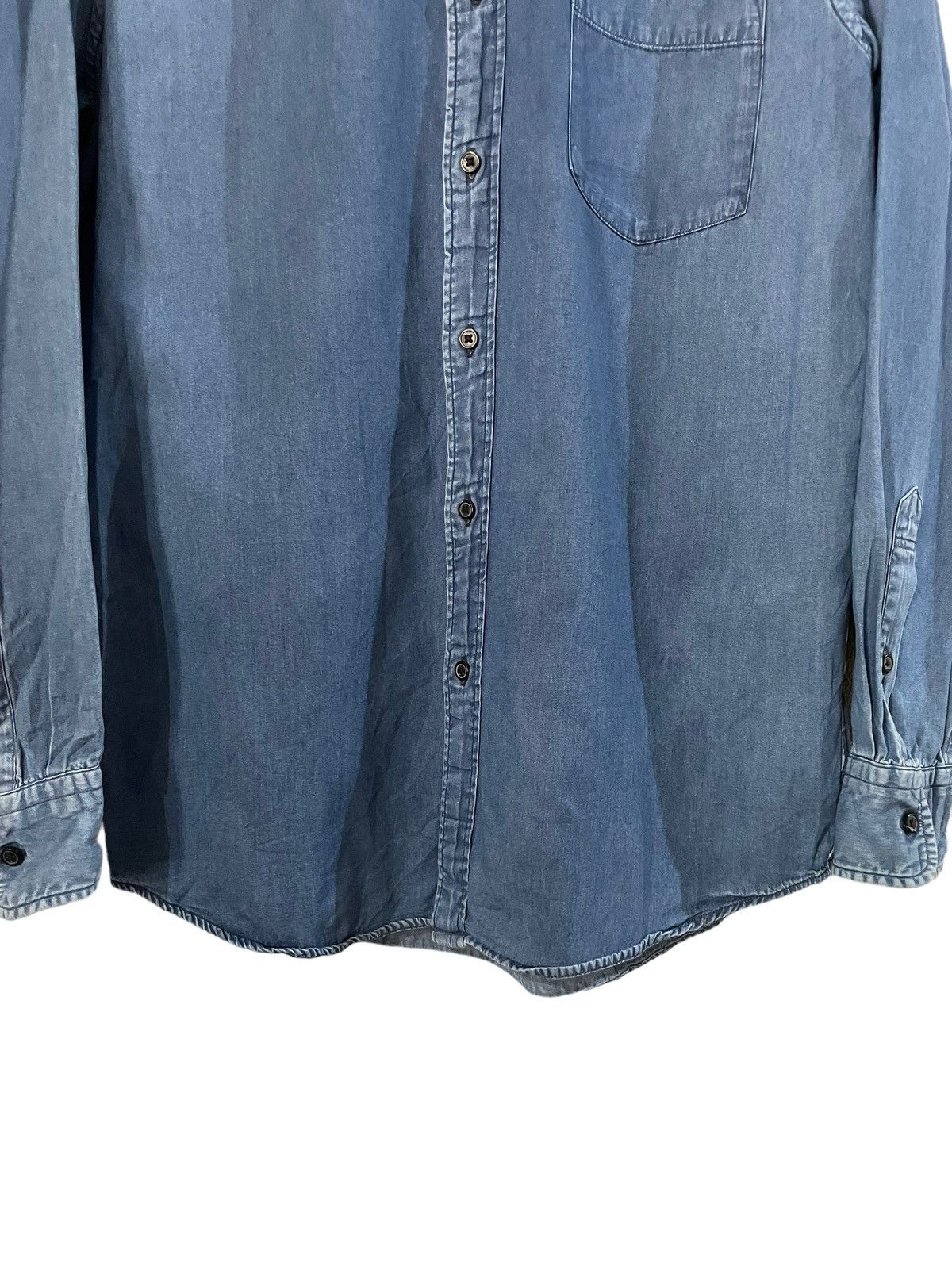 Japanese Brand × Uniqlo Uniqlo Vintage Denim Flannel Shirt Size US L / EU 52-54 / 3 - 4 Thumbnail