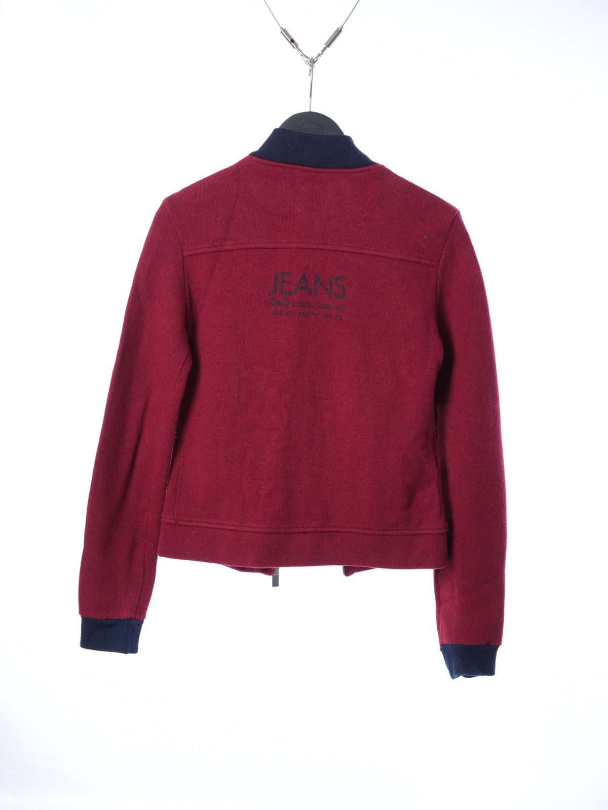 Dolce & Gabbana Women's D&G Full Zip Merino Wool Sweater M Size M / US 6-8 / IT 42-44 - 8 Thumbnail
