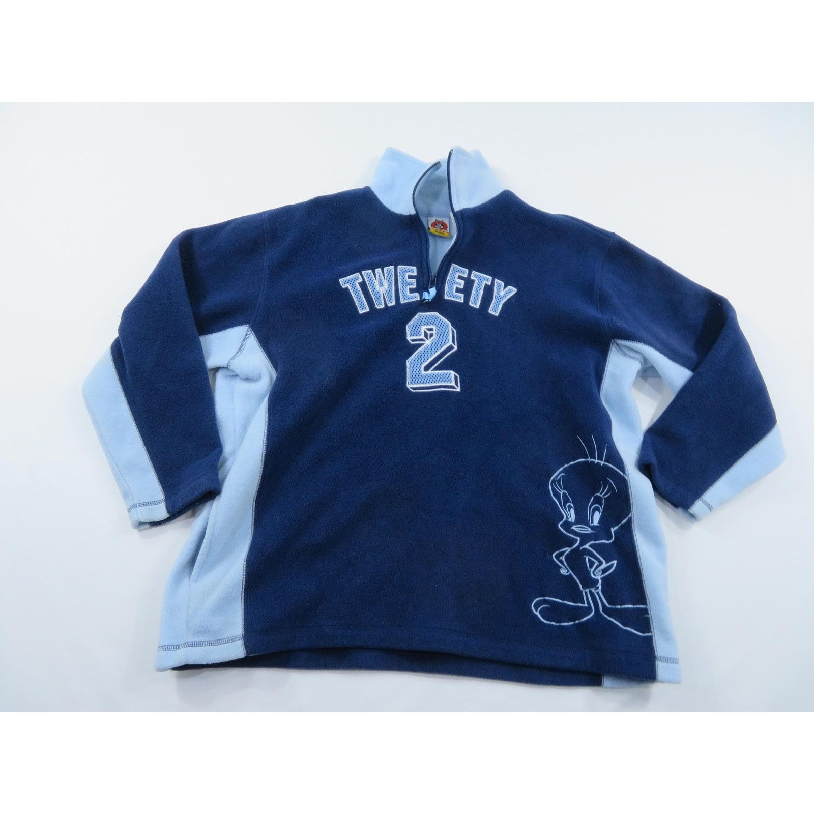 Other Looney Tunes Tweety Bird Fleece 1/4 Zip Size 14W/16W 1990s Size XL / US 12-14 / IT 48-50 - 1 Thumbnail