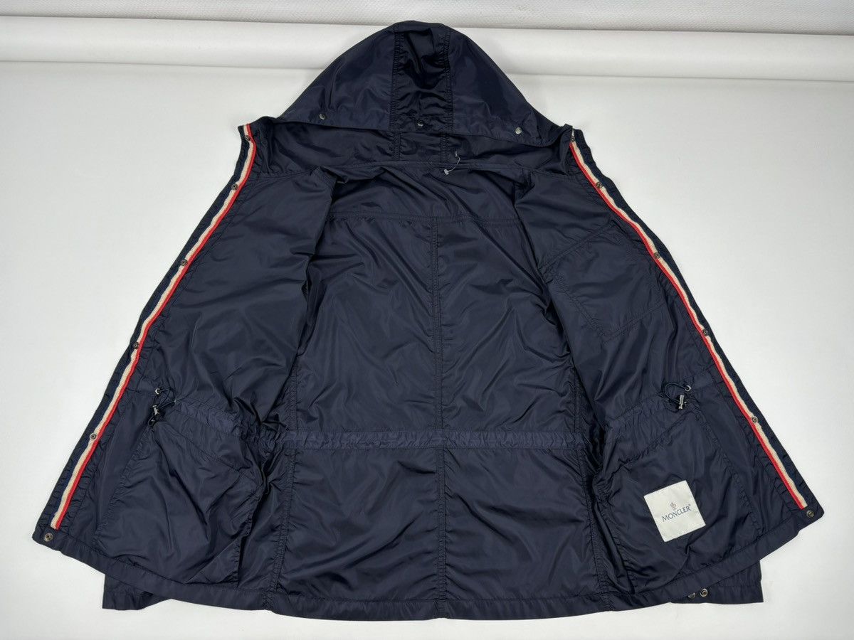 Moncler RARE ROY Front Patch Pocket Nylon Rain Hooded Jacket Bomber Windbreaker Size US M / EU 48-50 / 2 - 18 Thumbnail