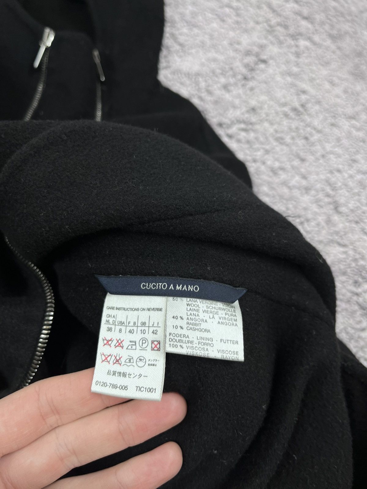 Max Mara S MaxMara Zip Hooded Wool Angora Wool Coat Size M / US 6-8 / IT 42-44 - 17 Thumbnail