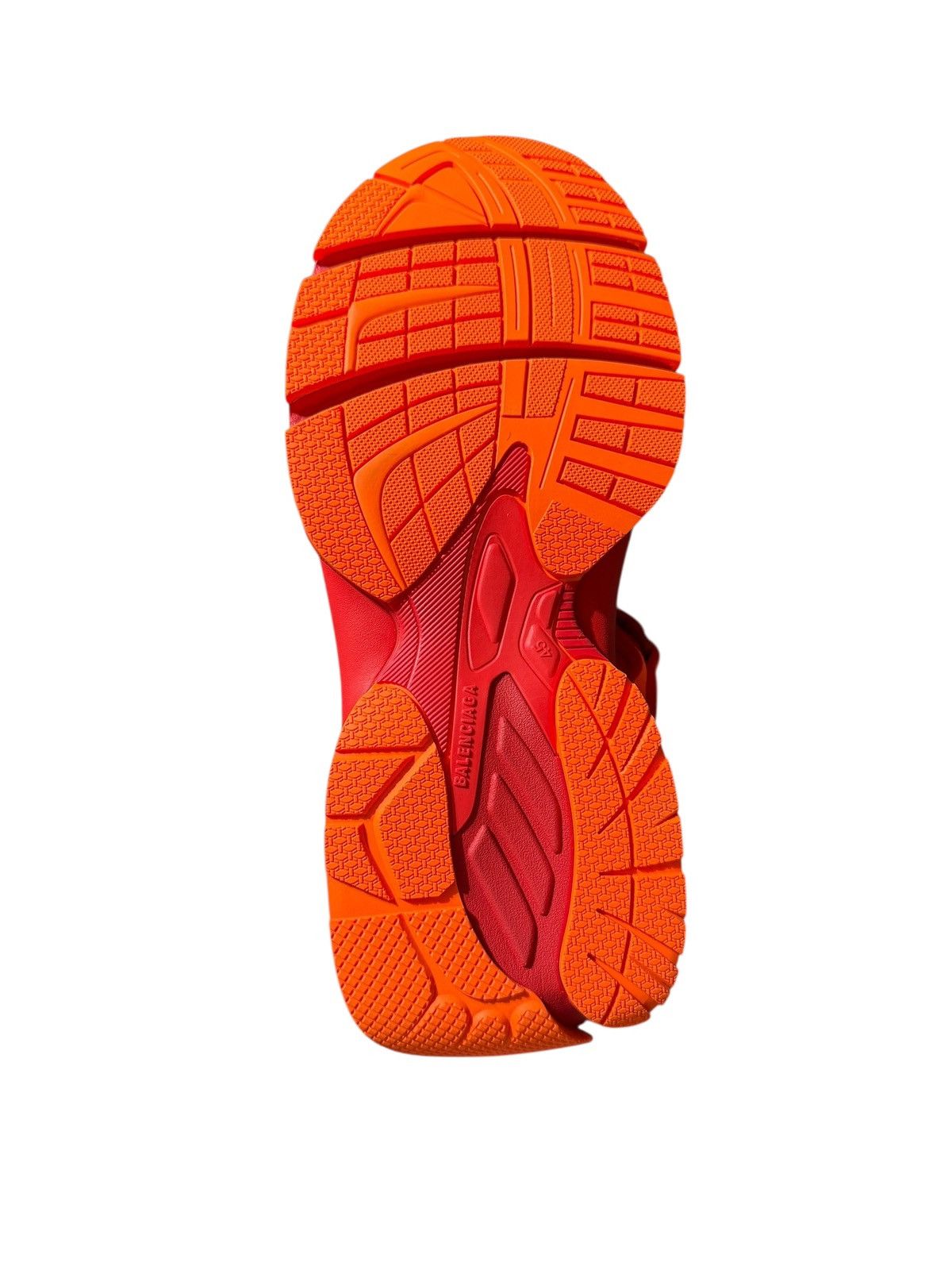 Balenciaga Tourist Orange Red Strapped Sandals Size US 12 / EU 45 - 6 Thumbnail
