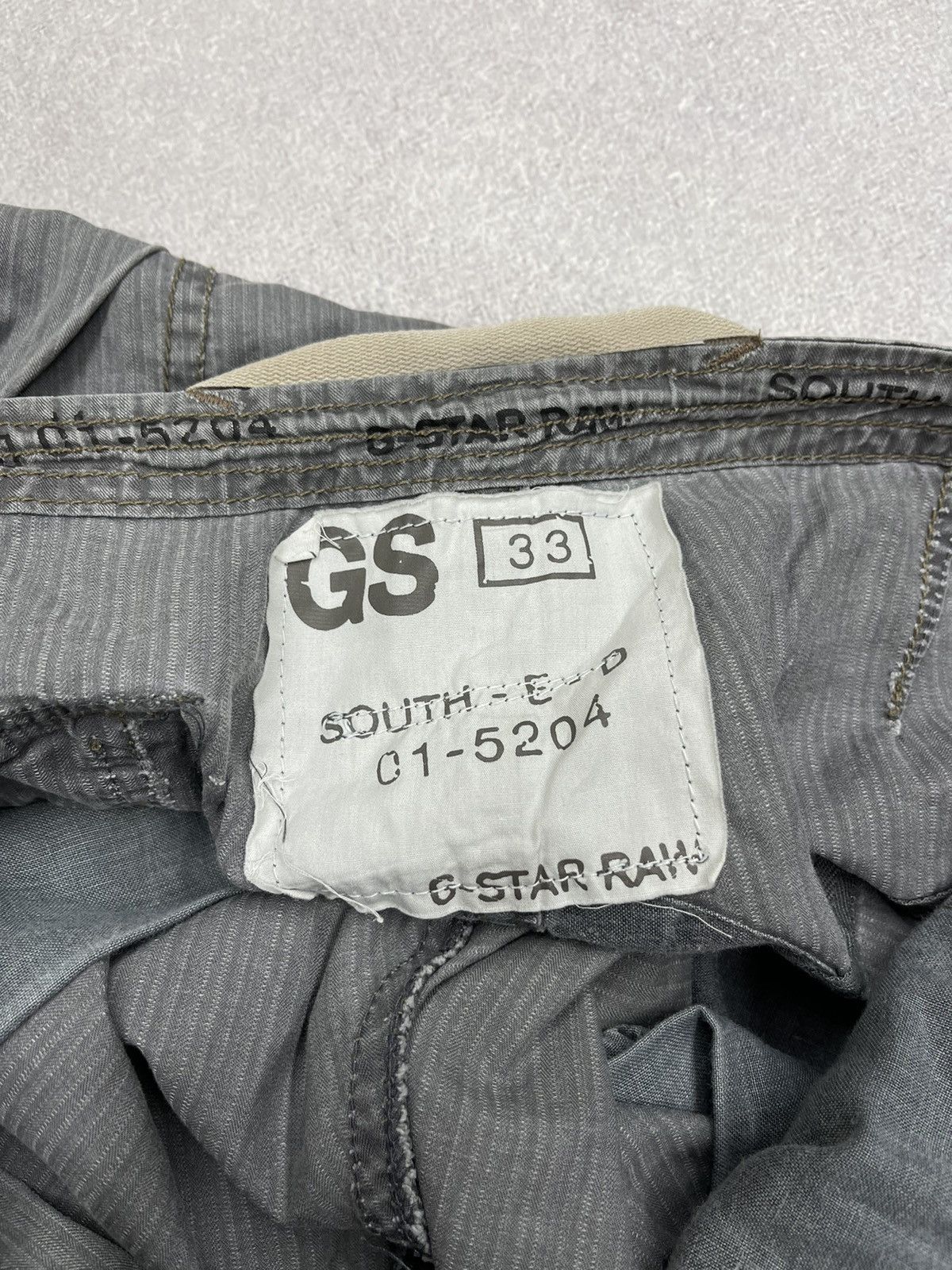 G-Star Vintage G-Star Raw New Desert Shorts Grey Y2K Size US 32 / EU 48 - 12 Thumbnail