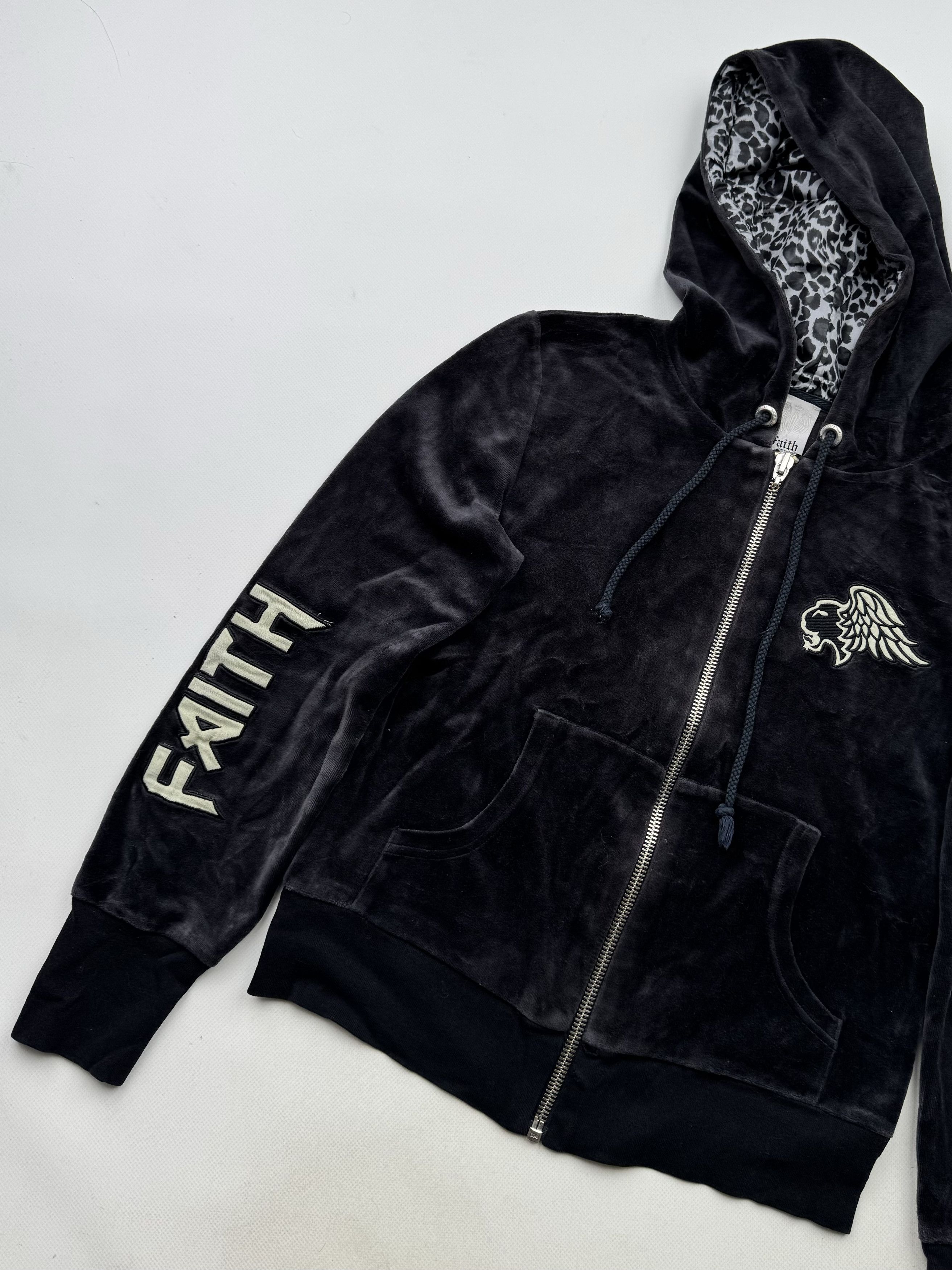 Faith Connexion Faith Connexion Vintage Velour Hoodie (189) Size M / US 6-8 / IT 42-44 - 2 Thumbnail