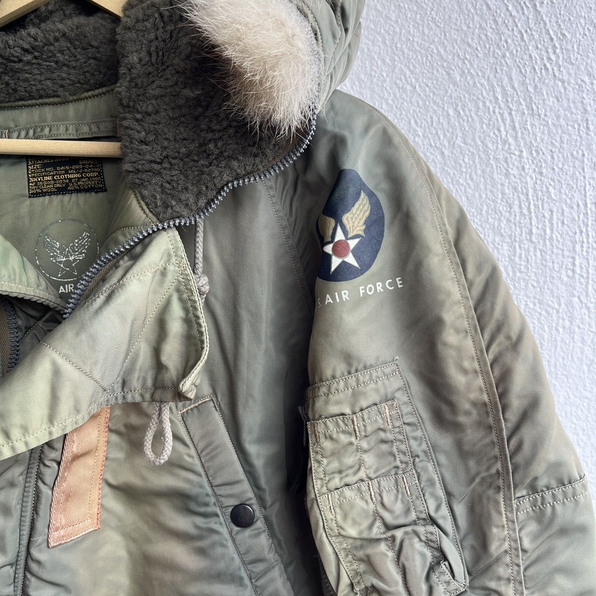 Buzz Rickson's SKYLINE BUZZ RICKSONS N-3B BOMBER FLIGHT JACKET US AIRFORCE Size US S / EU 44-46 / 1 - 6 Thumbnail