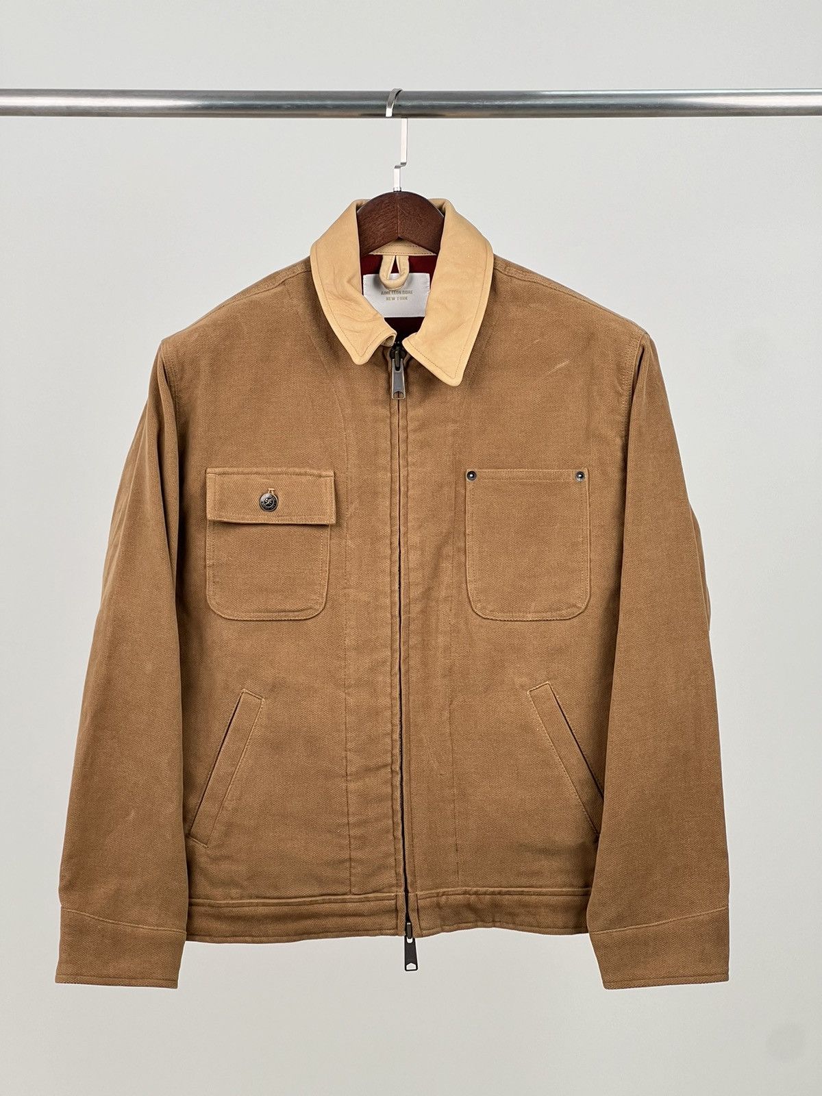 image of Aime Leon Dore Moleskin Ranch Jacket Xs in Brown, Men's