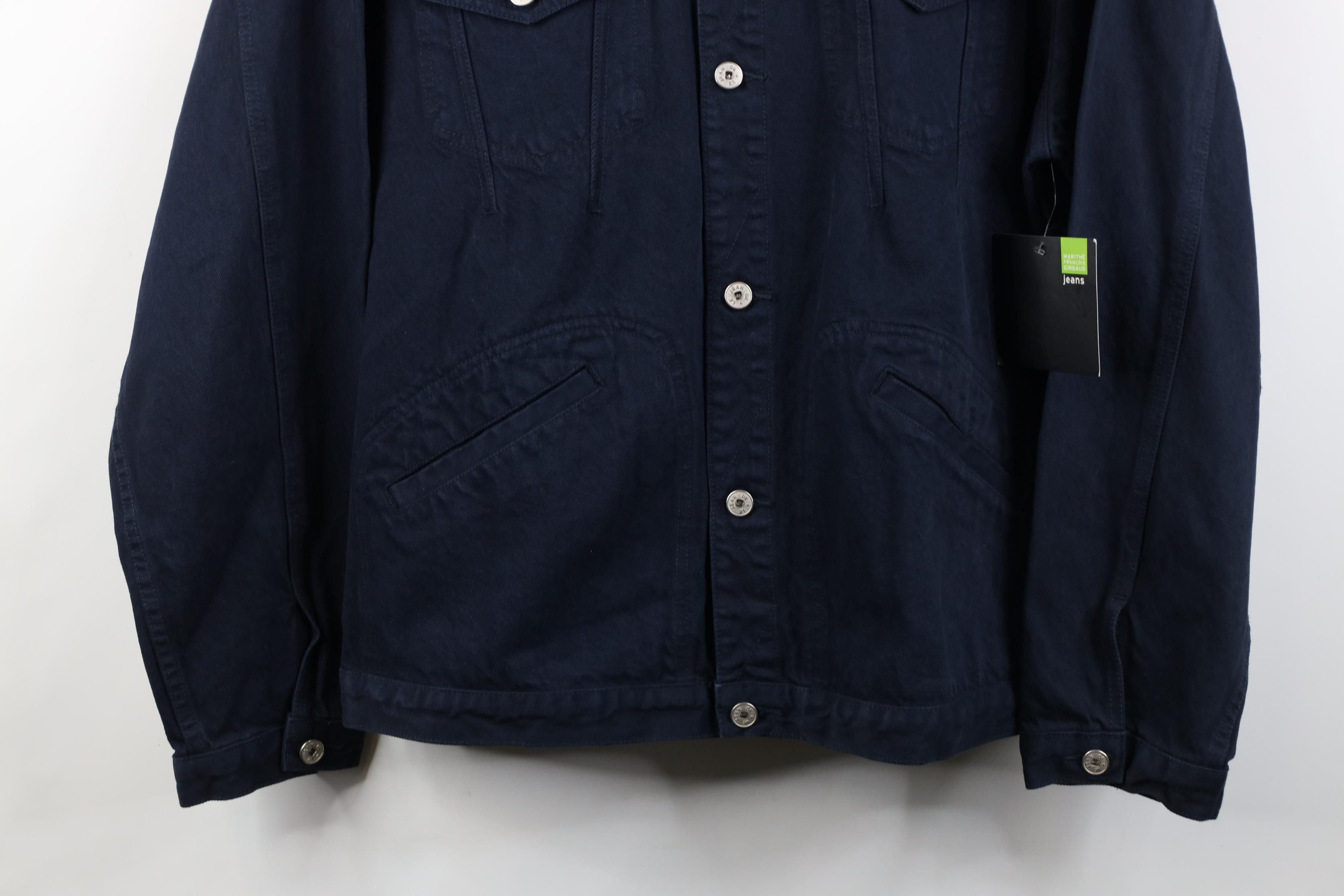 Marithe + Francois Girbaud Deadstock Vintage 90s Marithe Francois Girbaud Denim Jacket Size US XL / EU 56 / 4 - 3 Thumbnail