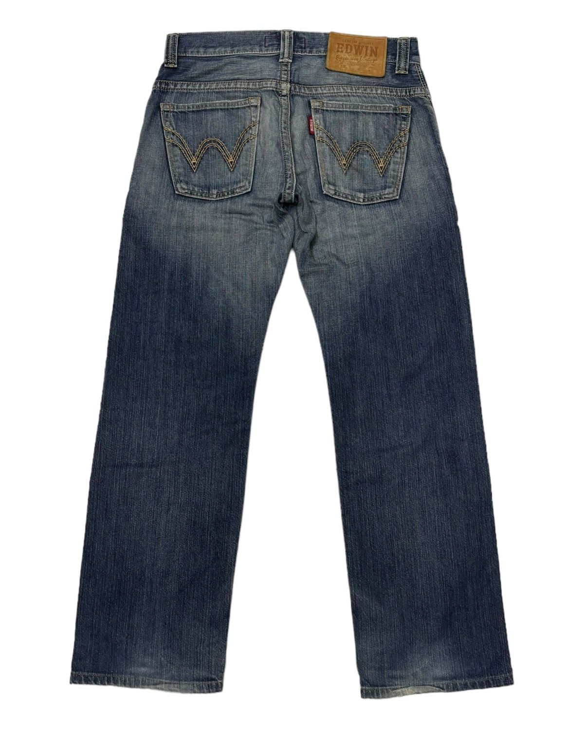 Edwin VINTAGE EDWIN XU DISTRESSED DENIM JEANS Size US 32 / EU 48 - 6 Thumbnail