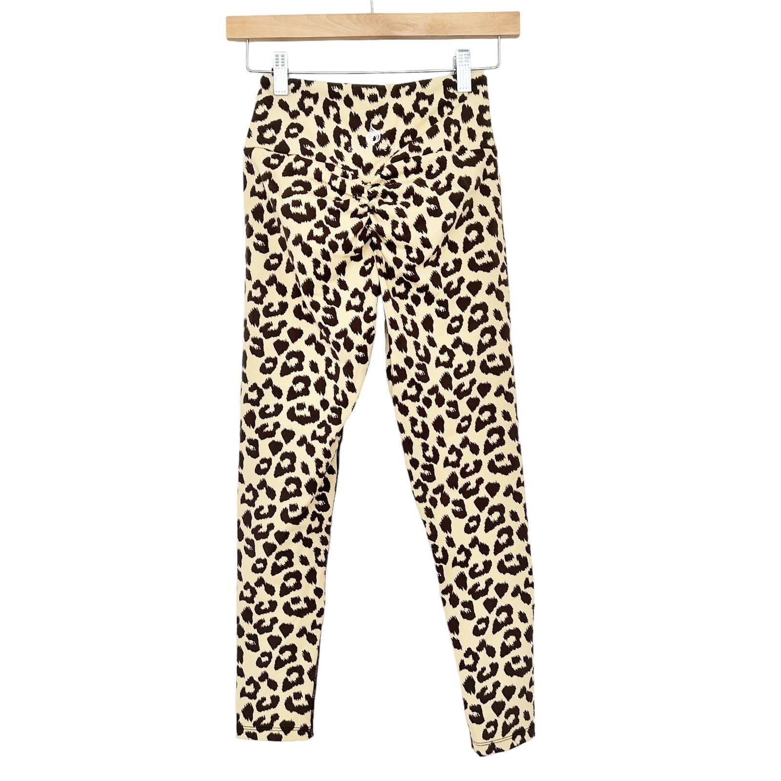 Other Ryderwear Leopard Cheetah Scrunch Butt Leggings Sz S Size 27" / US 4 / IT 40 - 3 Thumbnail