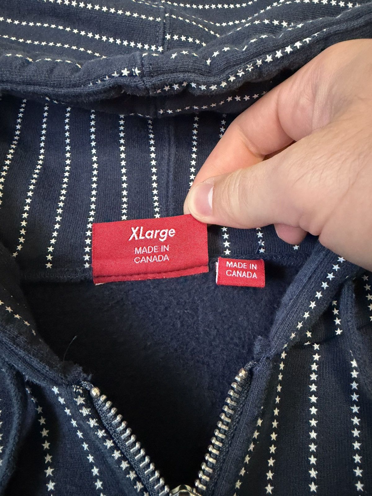 Supreme 2010 Supreme “stars” zip up hoodie Size US XL / EU 56 / 4 - 4 Thumbnail
