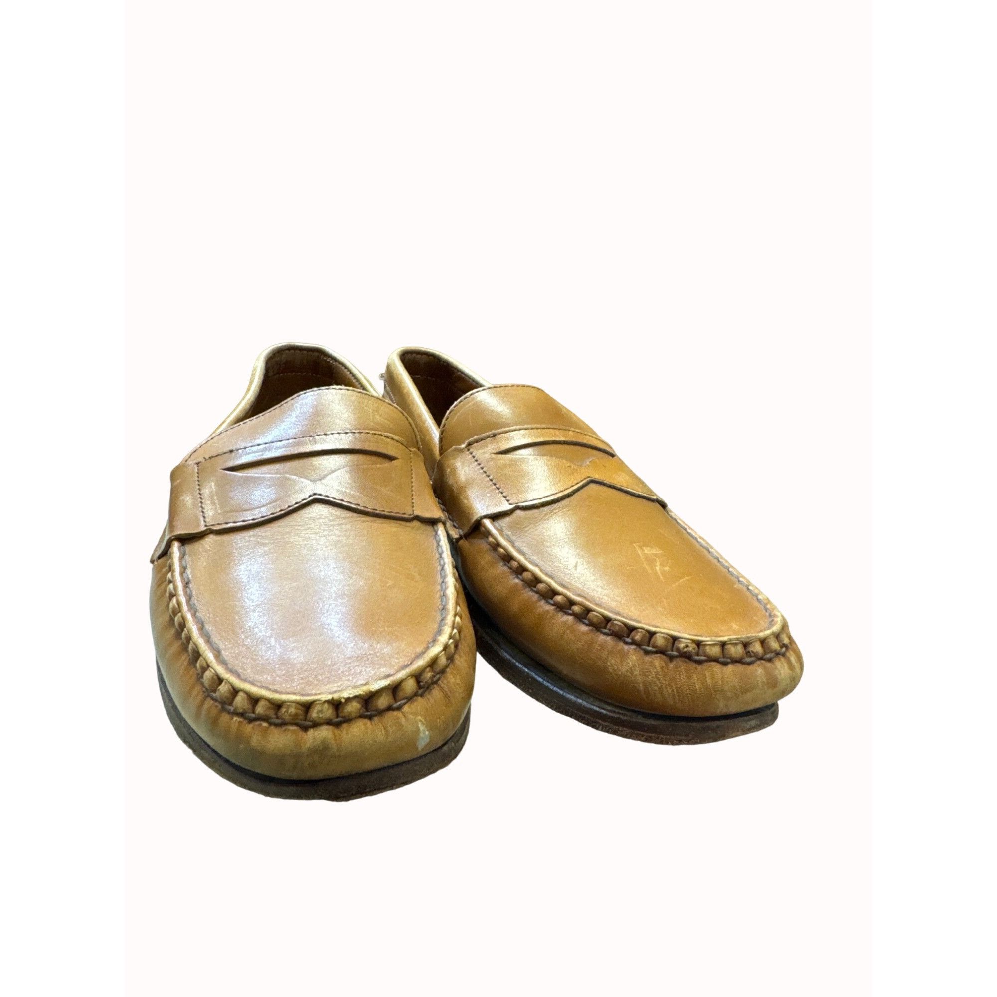 Allen Edmonds Allen Edmonds tan men’s penny Oxford dress shoes 9.5D SKU 44 Size US 9.5 / EU 42-43 - 5 Thumbnail