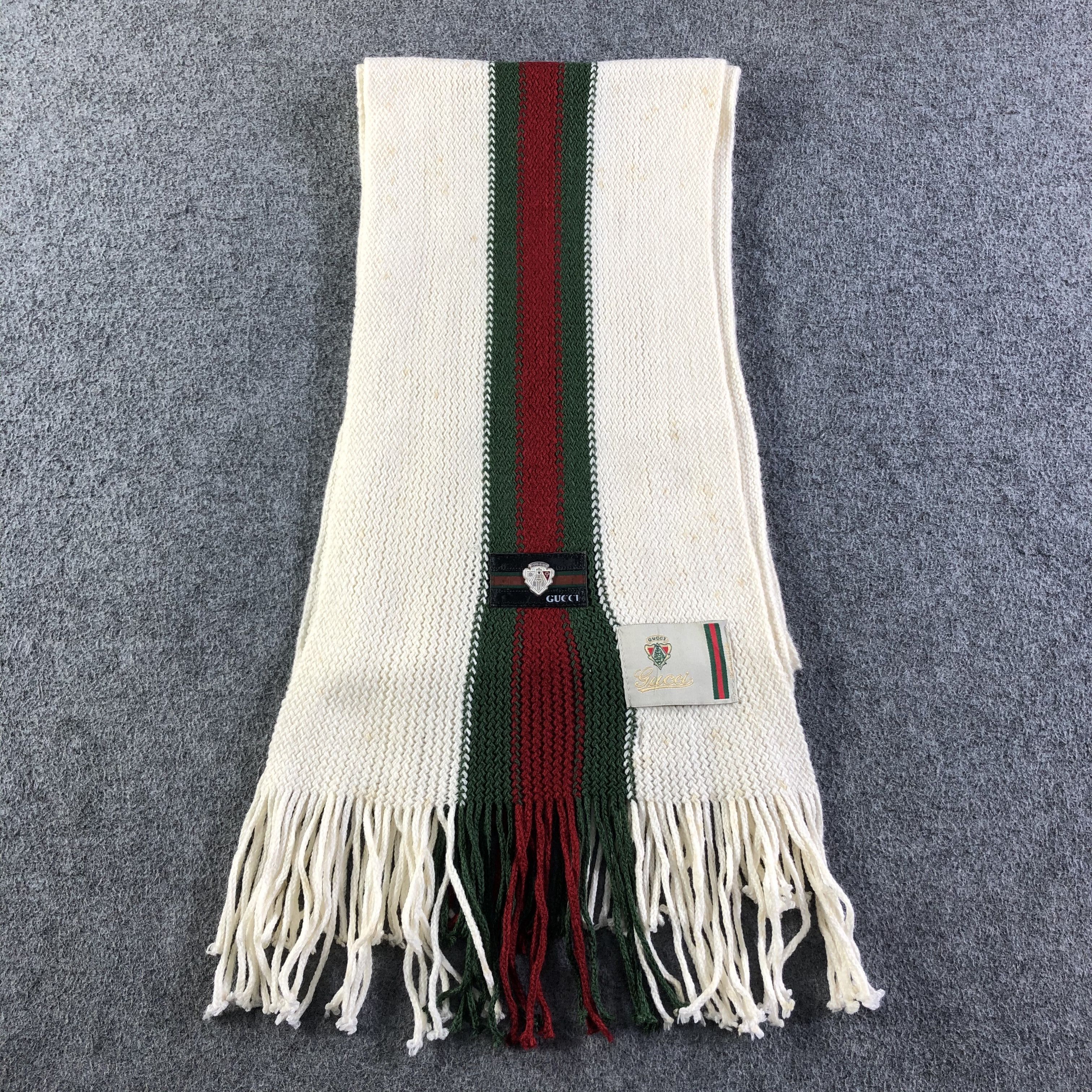 Vintage Gucci Scarf / Muffler / Neckwear P085 Size ONE SIZE - 2 Thumbnail