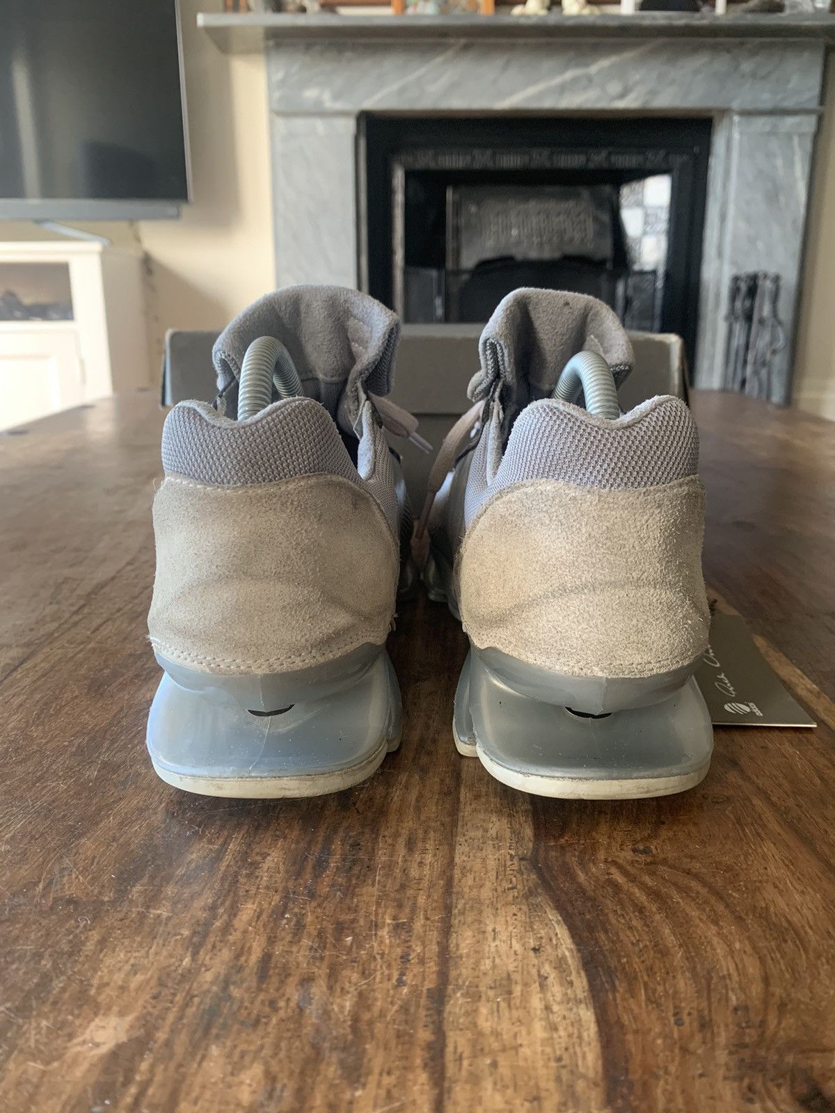 Adidas × Rick Owens SS2015 Rick Owens ‘Faun’ Adidas Springblade Low Silver Grey Size US 6.5 / IT 36.5 - 3 Thumbnail
