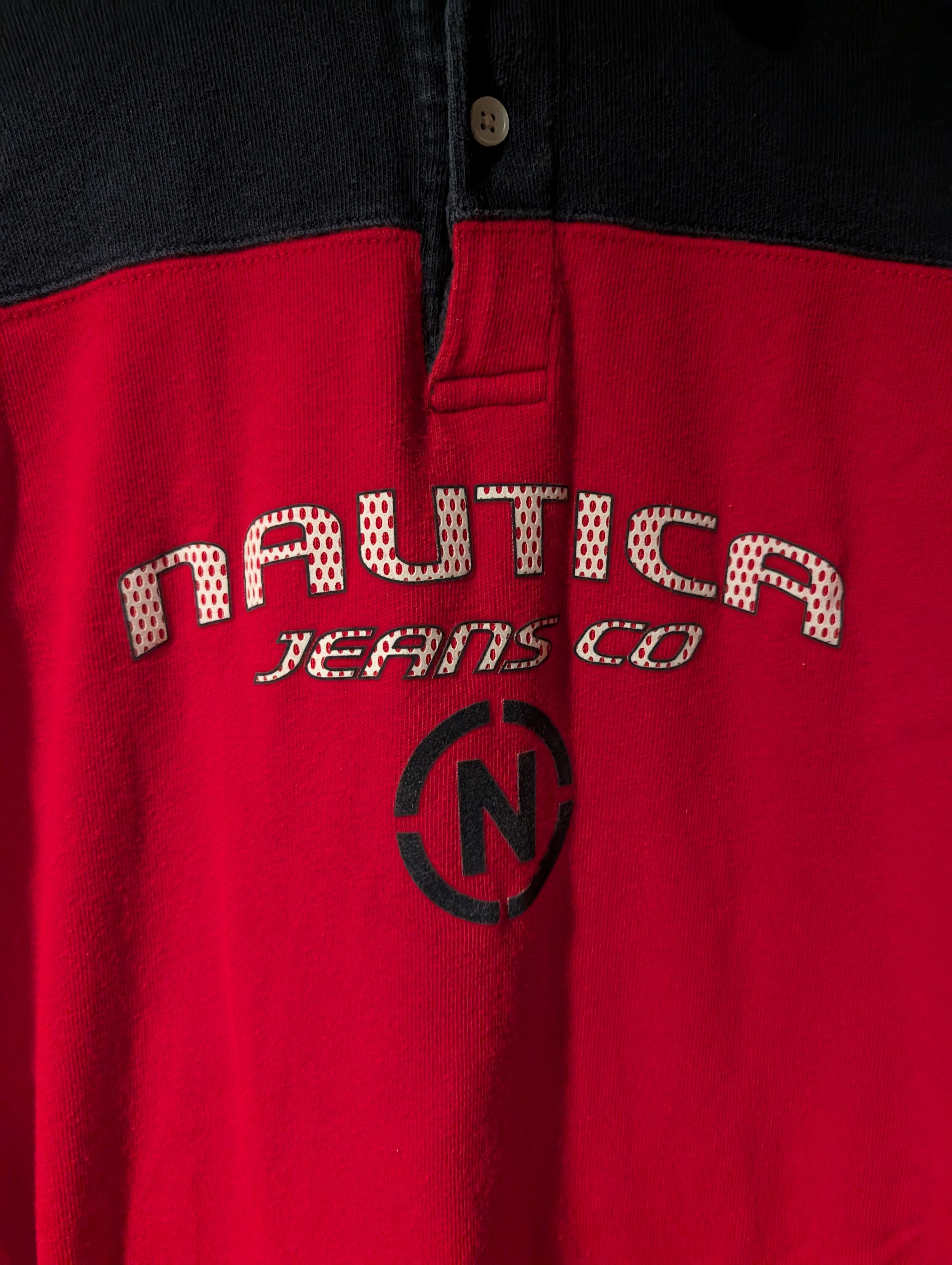 Nautica Vintage Y2K Nautica Jeans Kids Large Polo Long-Sleeve Size US L / EU 52-54 / 3 - 2 Thumbnail