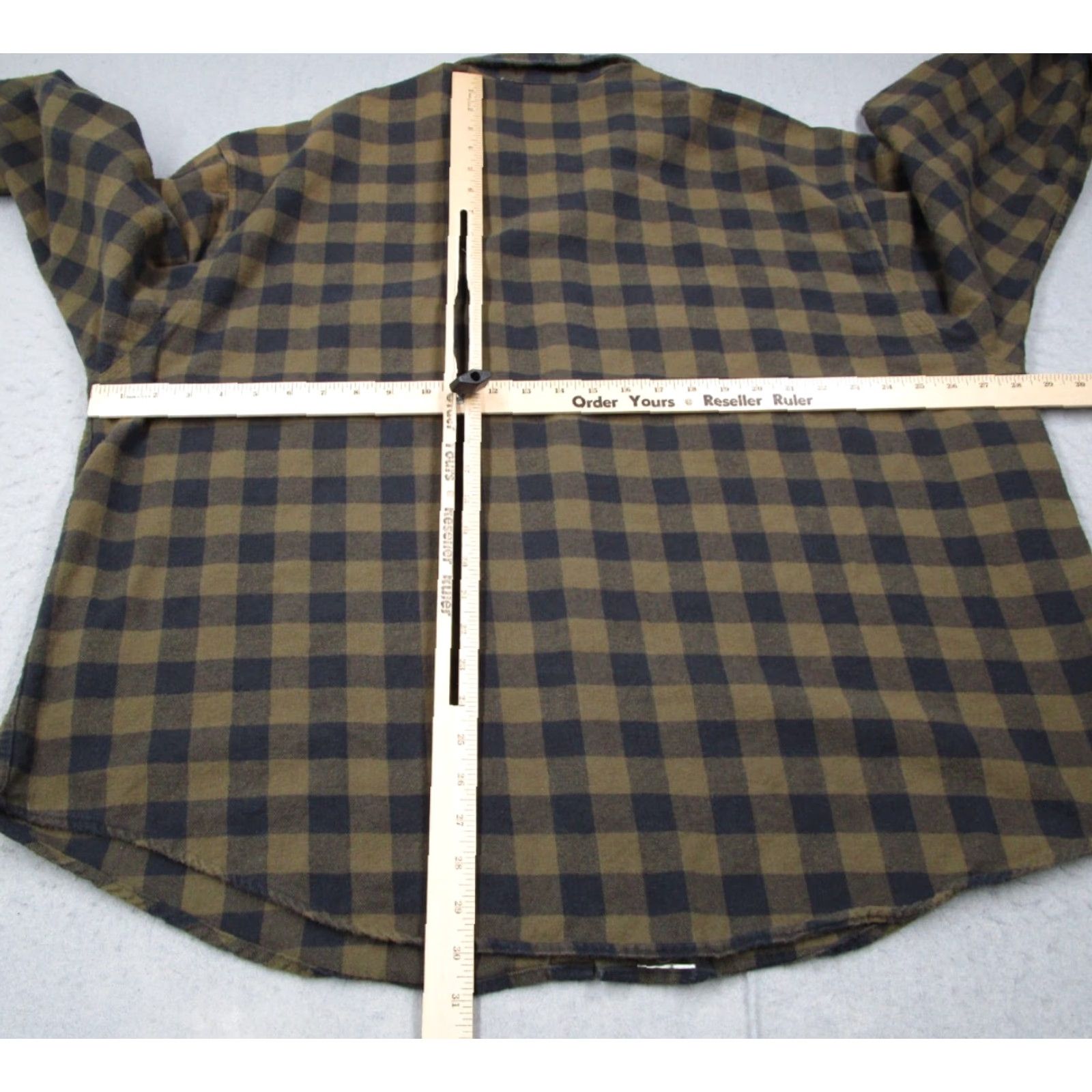 Harley Davidson Harley-Davidson Shirt Mens 3XL Brown Check Long Sleeve Button Up Flannel Size US XXL / EU 58 / 5 - 4 Thumbnail