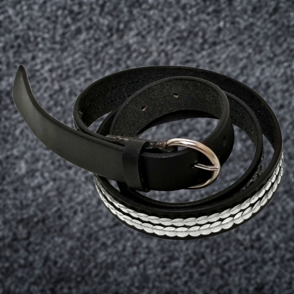Comme des Garçons leather sequin belt | TRICOT COMME DES GARCONS