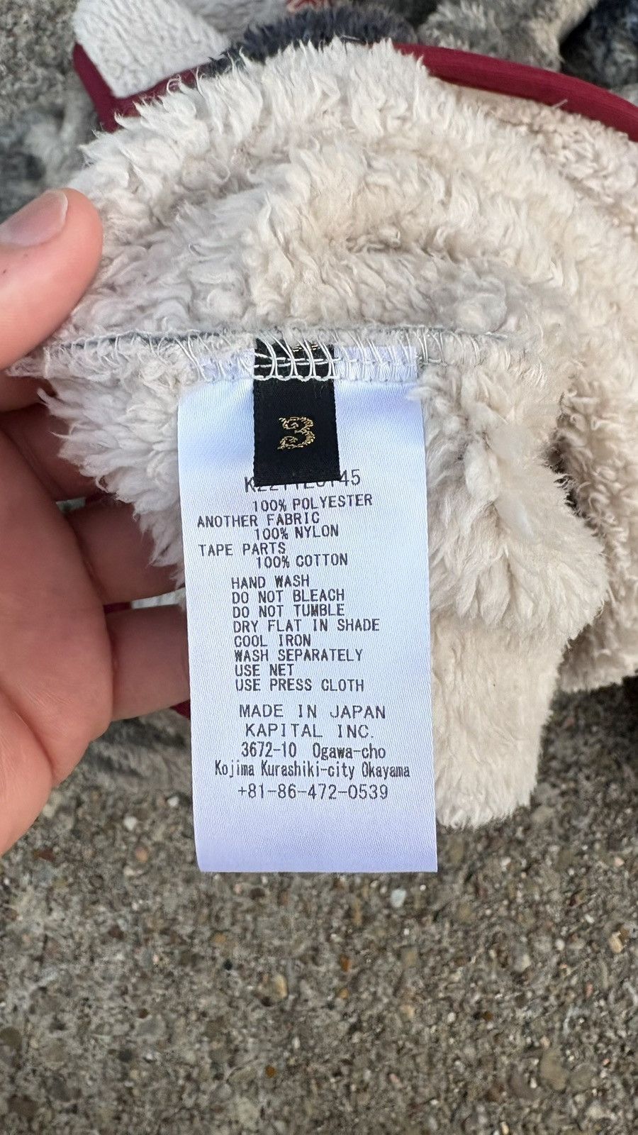 Kapital 2022 Fall/Winter Kapital Thunder Virgin Mary Pattern Fleece Size US L / EU 52-54 / 3 - 7 Thumbnail