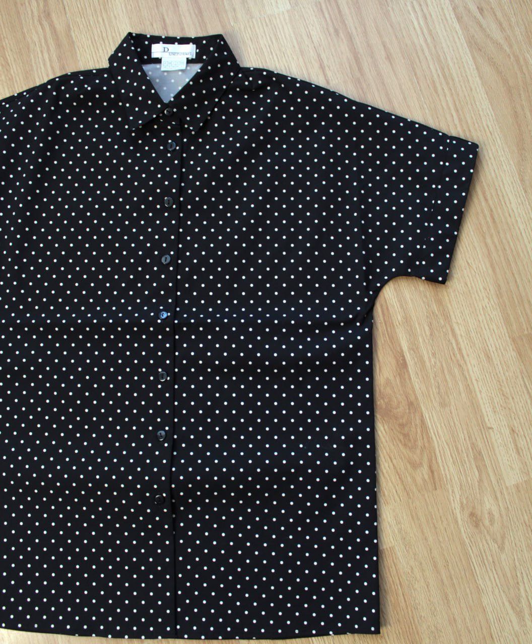 Dior 🔥 2022 Dior Uniforms Polka Button Shirt Blouse Tank Top Size S / US 4 / IT 40 - 1 Thumbnail