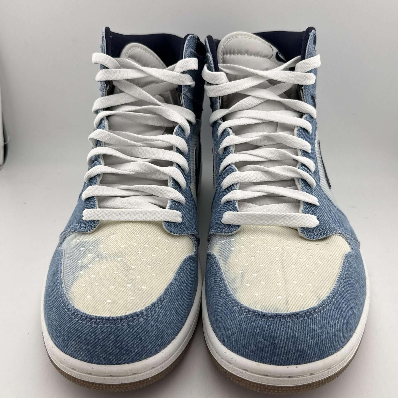 Nike Air Jordan 1 Retro High Denim US 12 Used with Box FQ2... Size US 12 / EU 45 - 3 Thumbnail