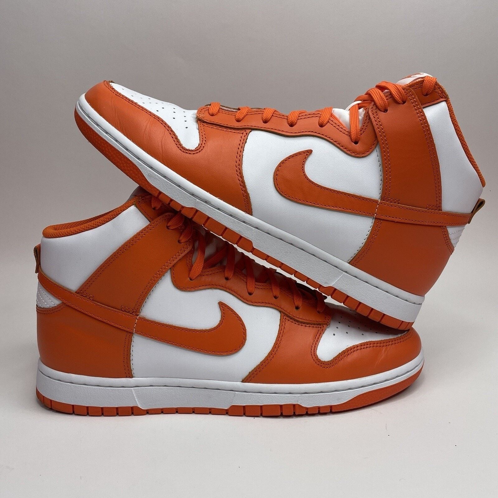 Nike Nike Dunk High Retro “Syracuse/Orange Blaze” DD1399-101 Size US 11 / EU 44 - 1 Thumbnail