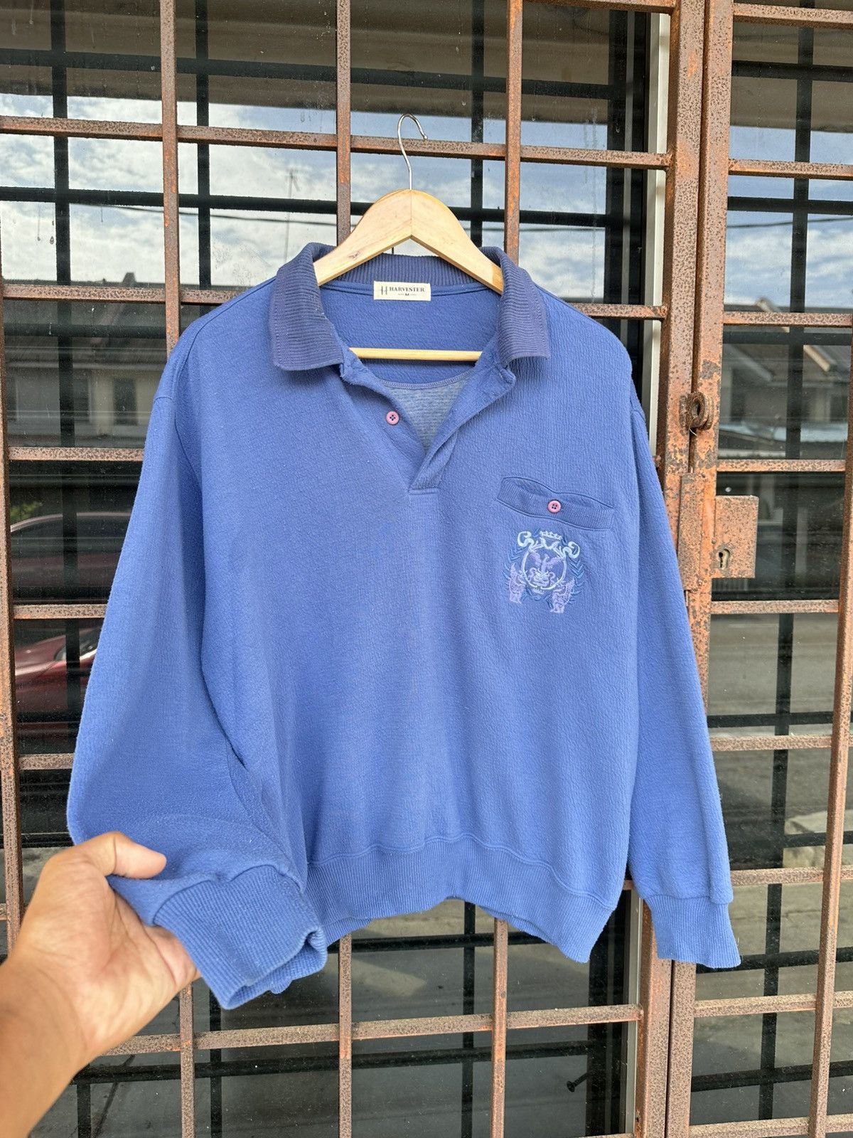 Vintage Vintage Harvester Pullover Crewneck Size US S / EU 44-46 / 1 - 1 Thumbnail